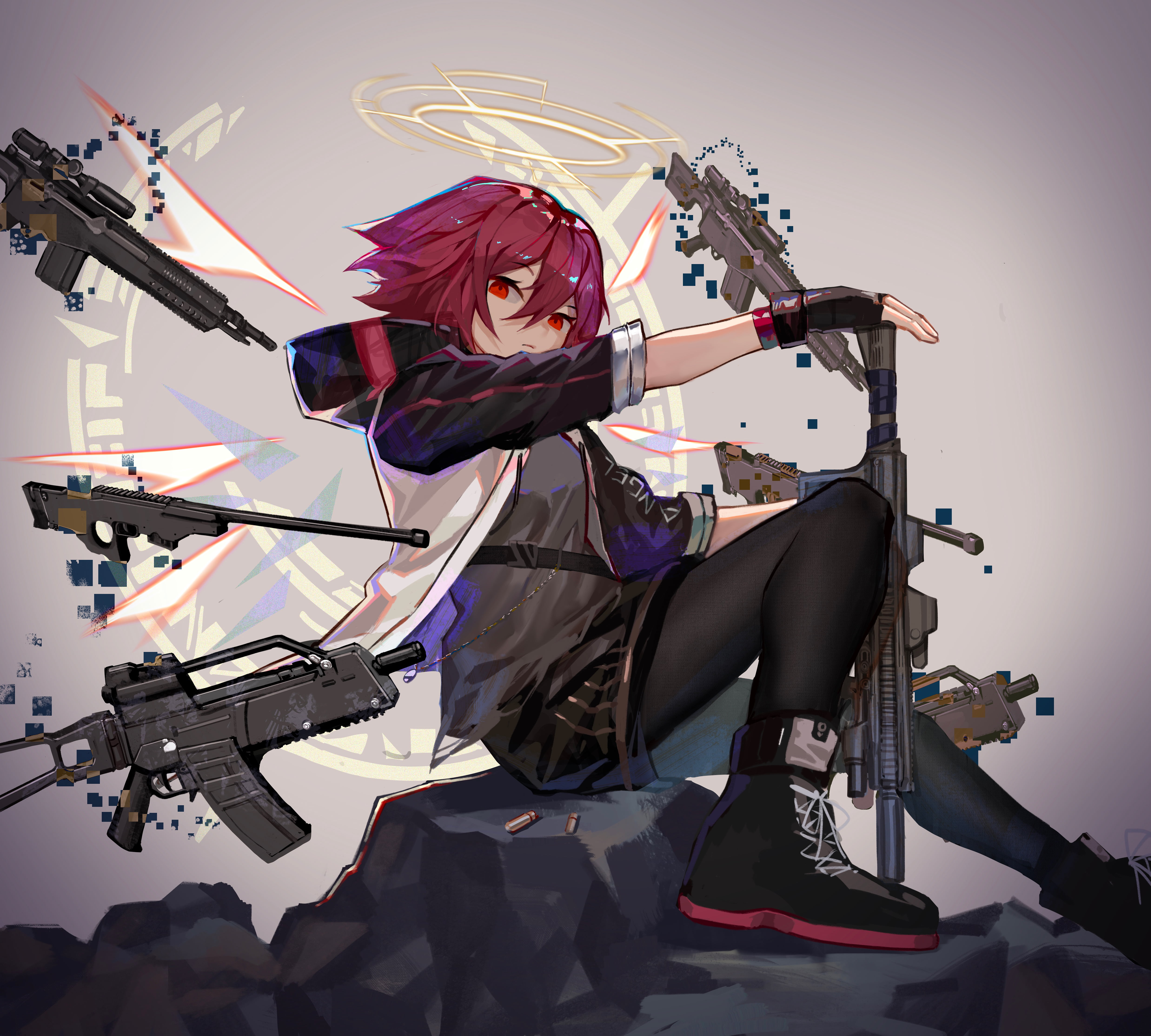 anime girls, Clay (Artist), Arknights, 4K, HD Wallpaper