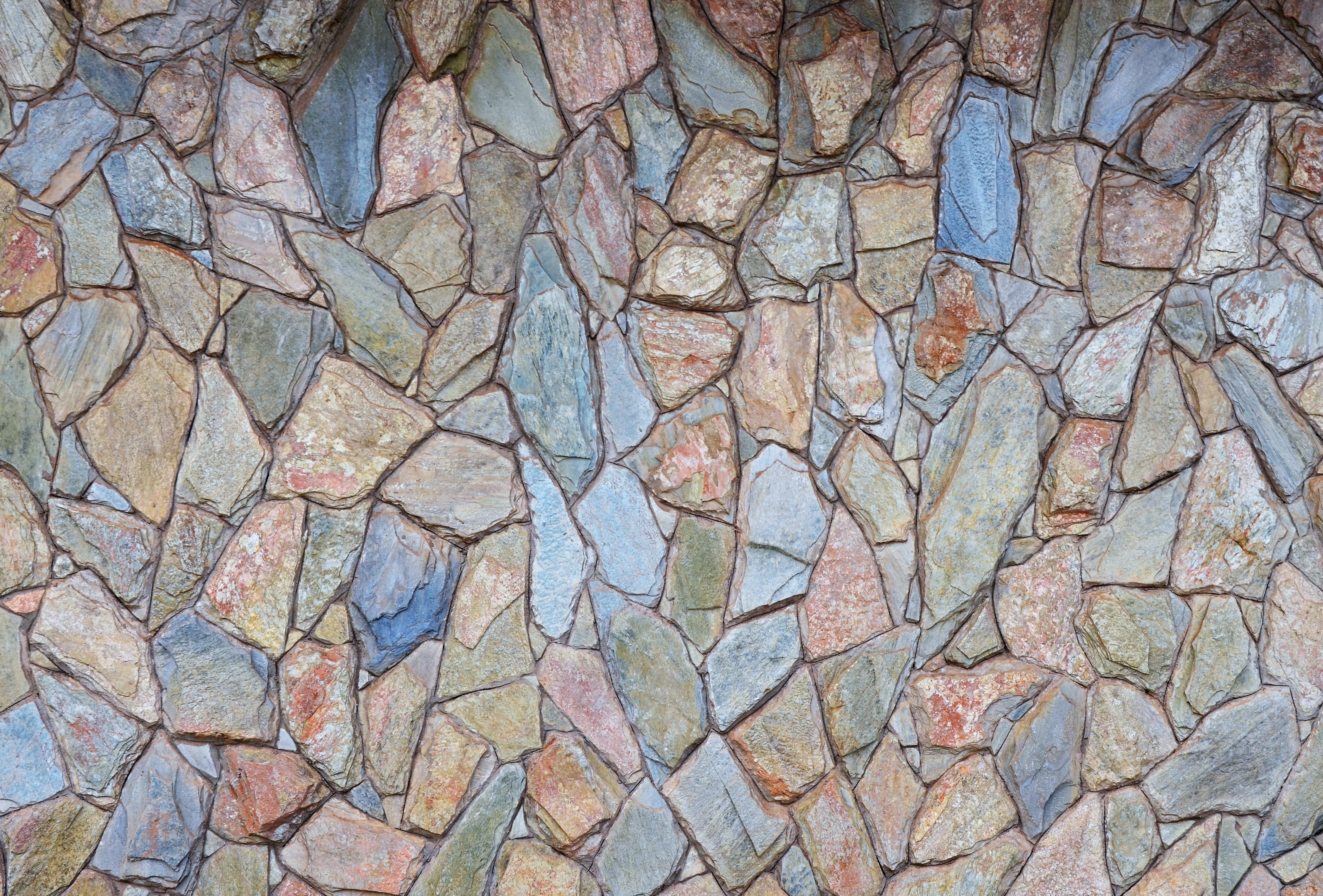 built structure, rock, nature, Texture, pattern, Facade, no people, Stones, Background, textured, land, full frame, rock - object, architecture, wall, day, HD Wallpaper