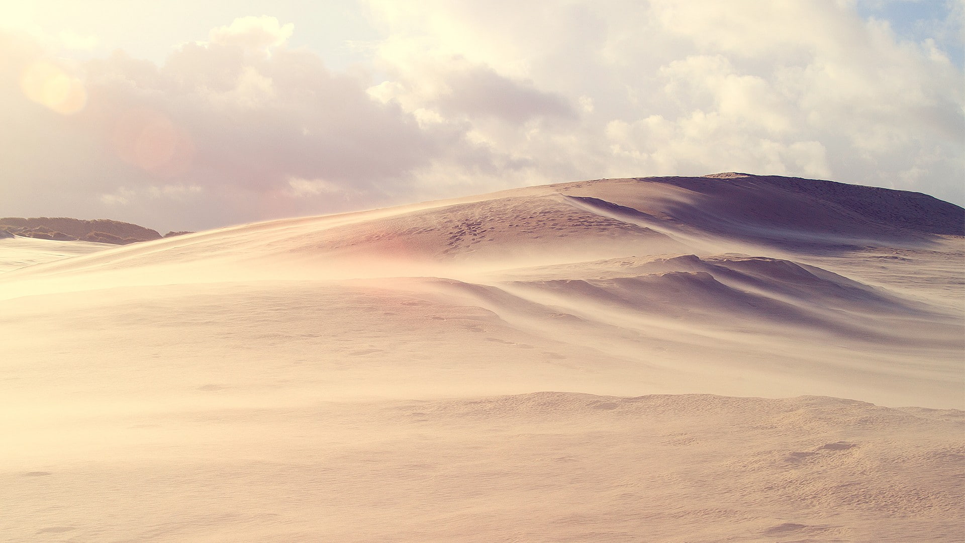 desert, scenics - nature, no people, environment, sunlight, sky, land, clouds, nature, 1080P, non-urban scene, sand, beauty in nature, remote, landscape, HD Wallpaper
