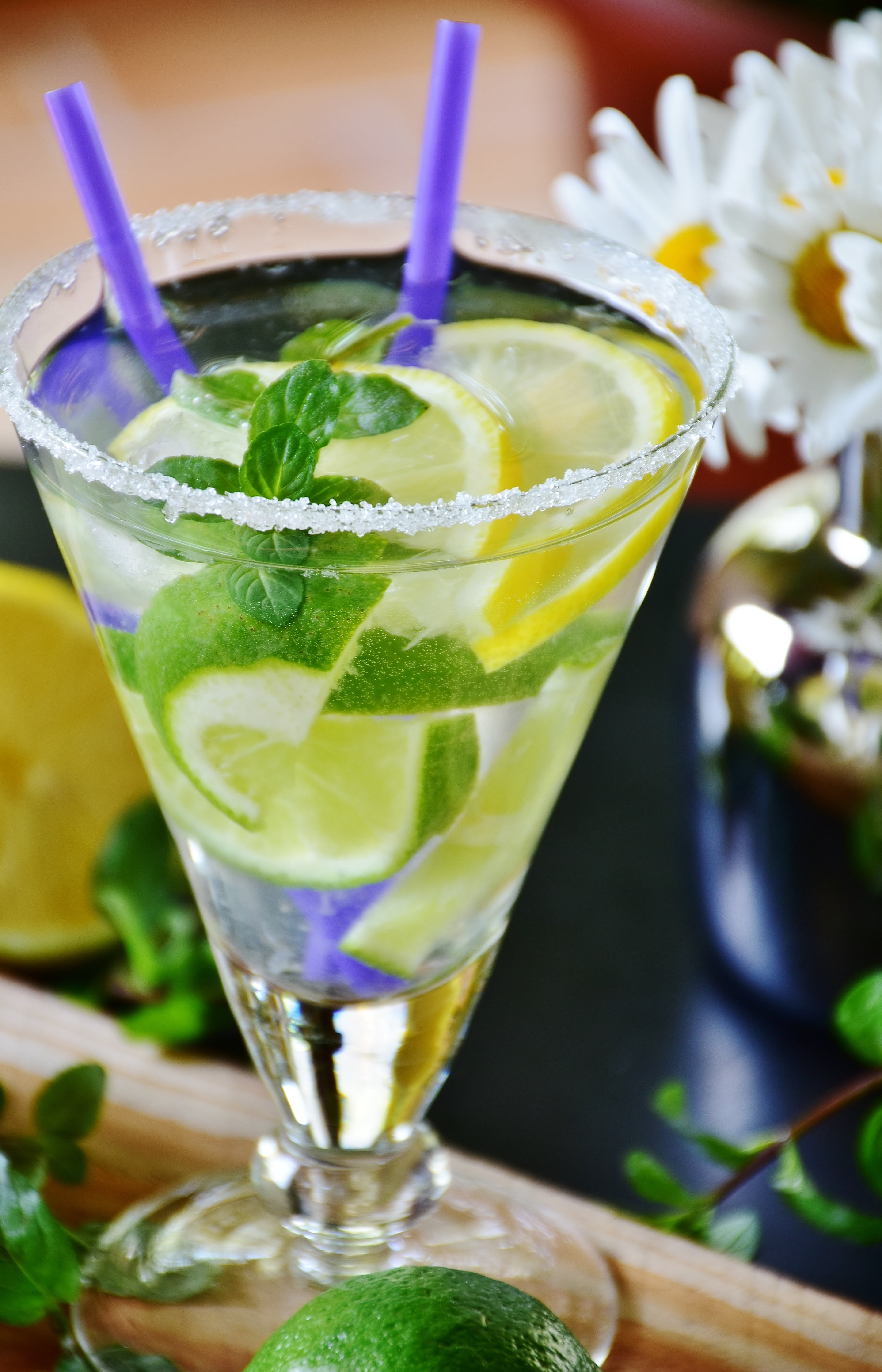 leisure, green color, the drink, mint, summer, leaf, spring, herb, cold, lime, citrus fruit, refreshment, lemon, freshness, healthy, close-up, food and drink, Phone HD Wallpaper