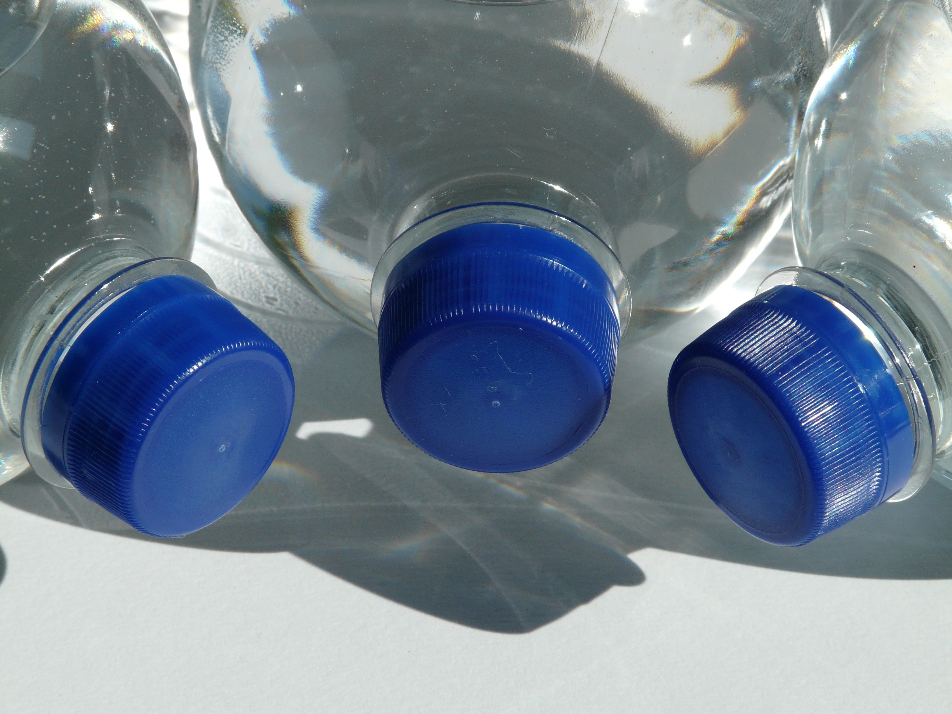 security, 2K, lid, water, concerns, bottles, screw cap, blue, table, nature, bubble, glass - material, plastic, healthcare and medicine, transparent, container, HD Wallpaper