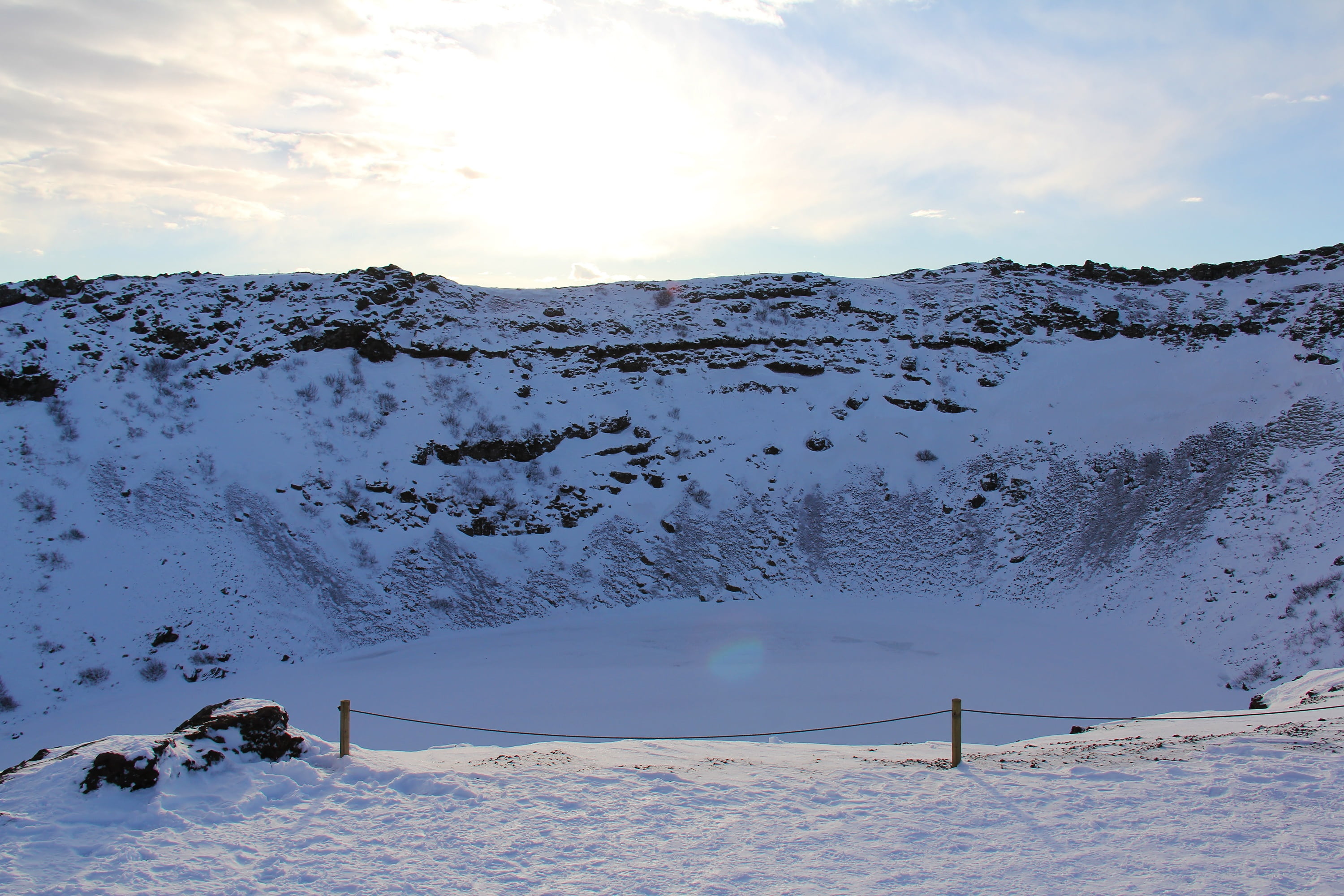 amazing, natural, scandinavia, reykjavik, mountain, white color, cloud - sky, environment, snowcapped mountain, day, mountain range, a frozen crater, crater, HD Wallpaper
