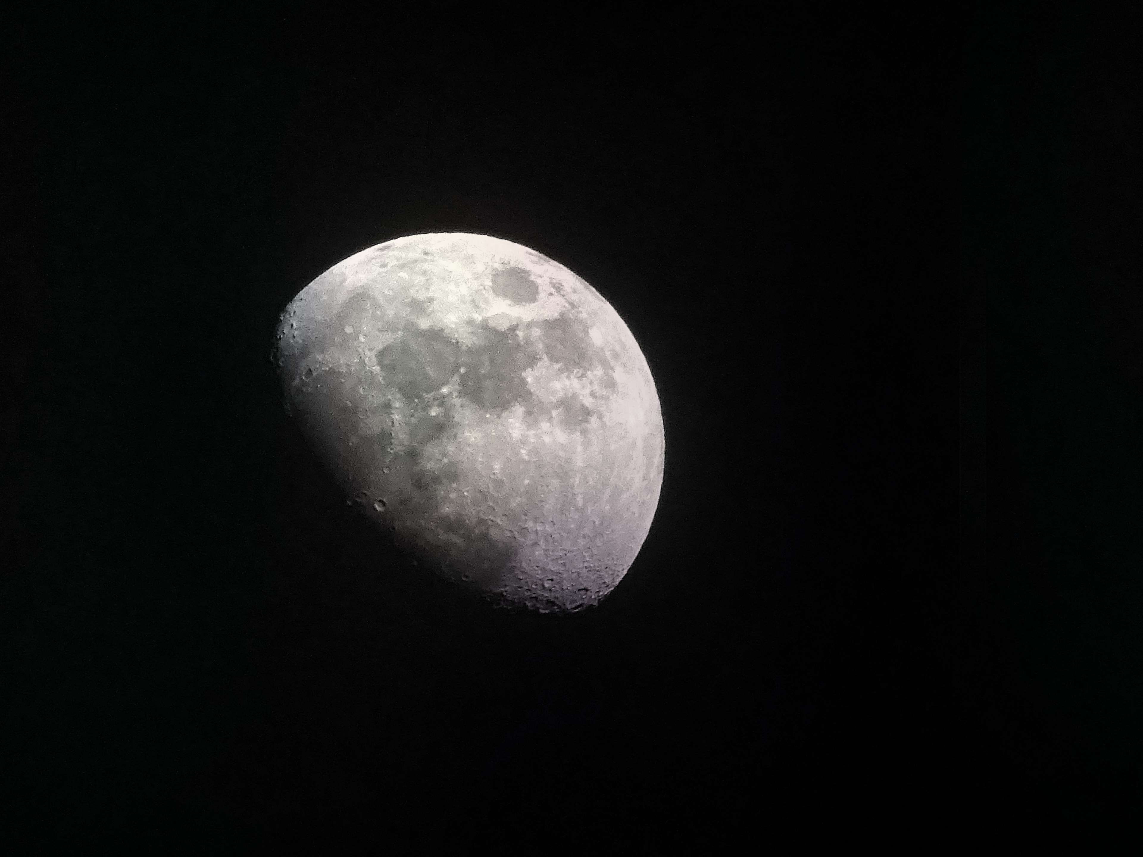 astrology, black background, nature, lunar, night, low angle view, crater, outdoors, moon surface, dark, majestic, scenics - nature, 4K, moon, beauty in nature, HD Wallpaper