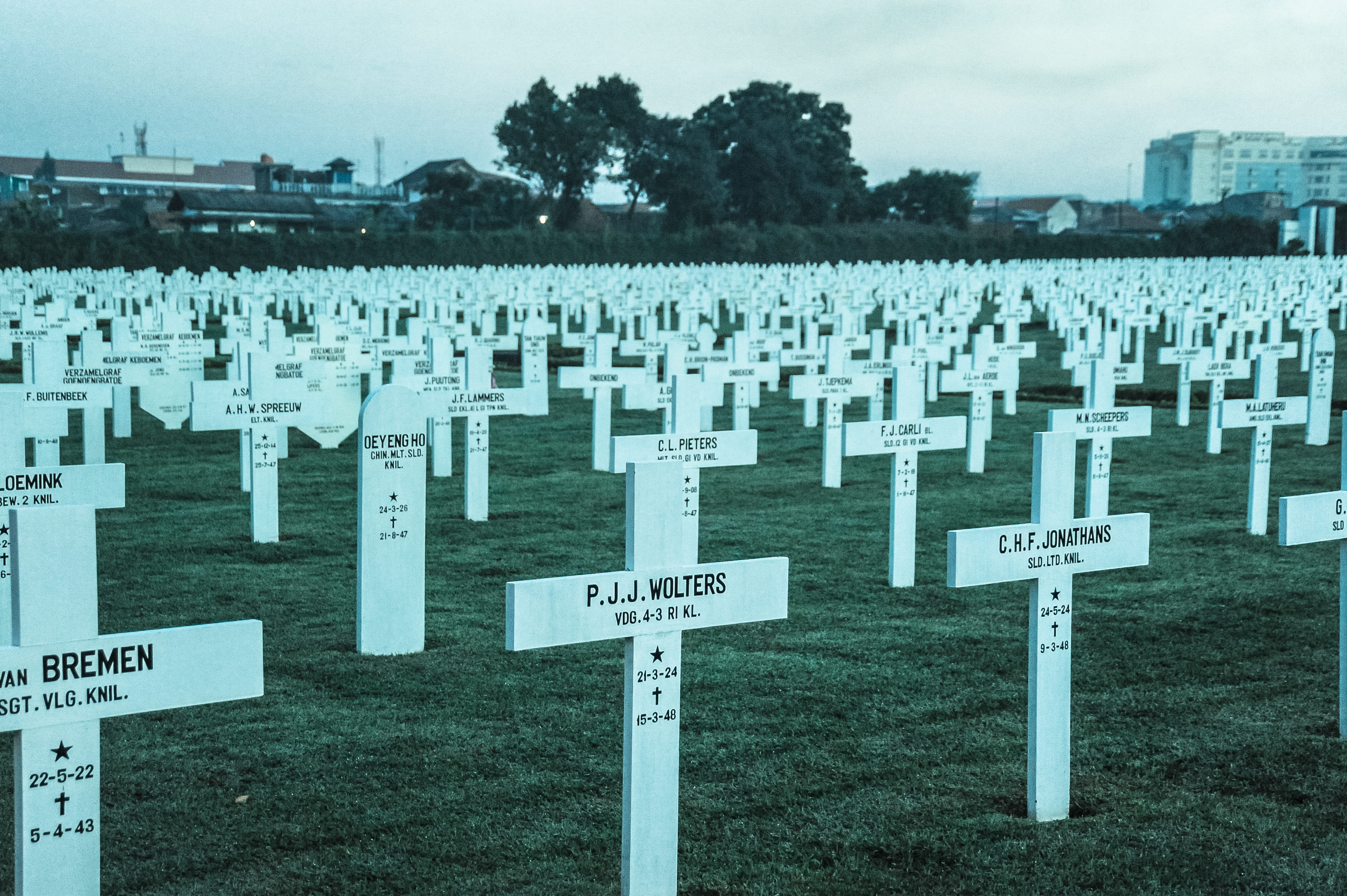 day, world war two, architecture, pow, religion, indonesia, crosses, nature, plant, 4K, cross, communication, stone, war, netherlands, outdoors, tree, HD Wallpaper