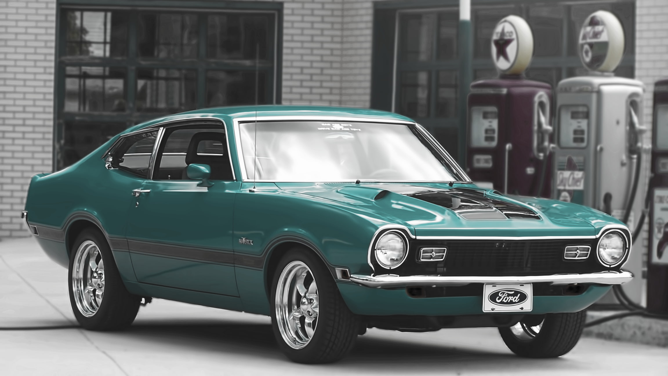 Ford Maverick, car, old car, 1080P, HD Wallpaper