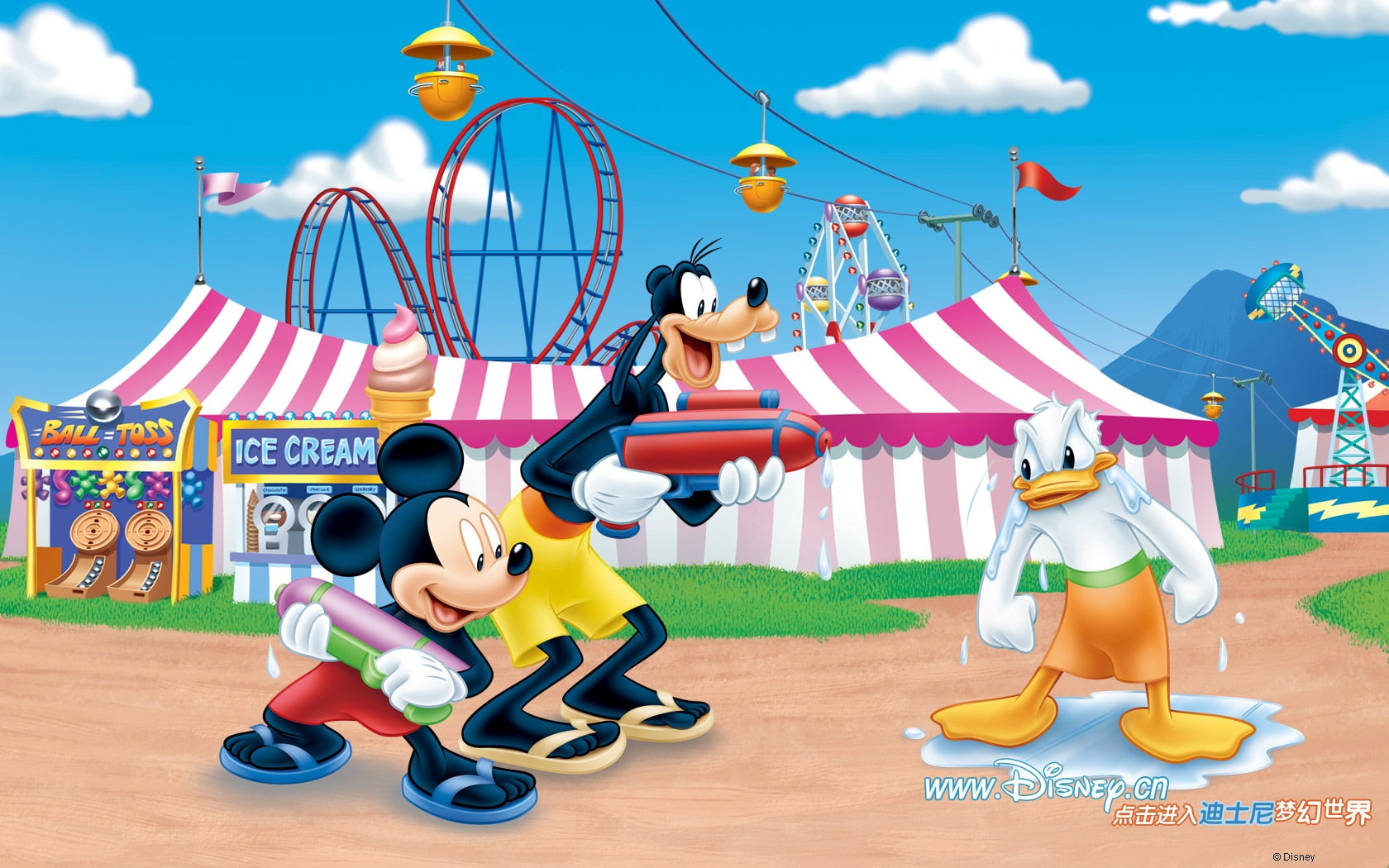 Disney, 720P, Summer, Happy, HD Wallpaper