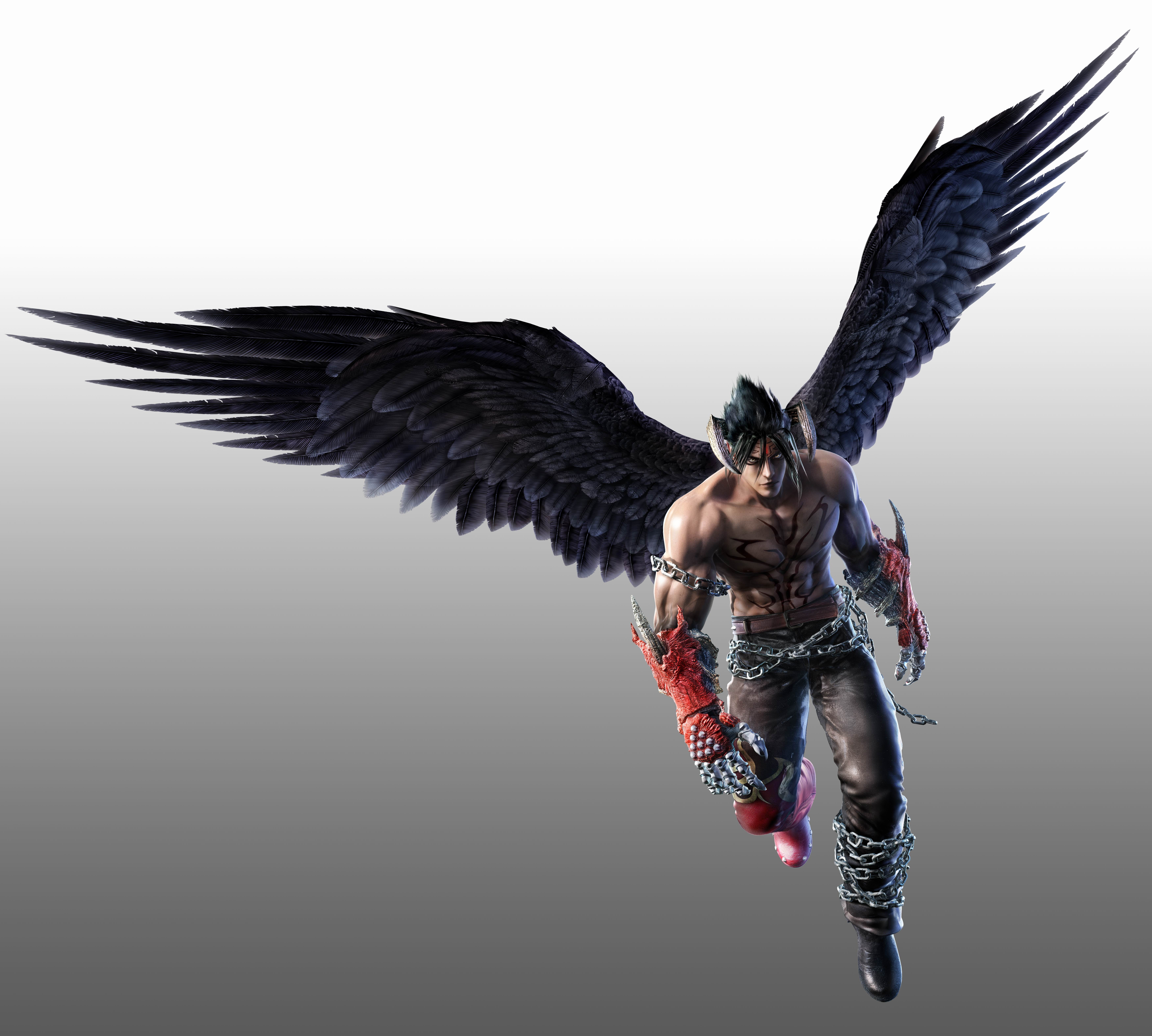 bird, Tekken, 4K, spread wings, vertebrate, PS4, motion, nature, one person, animal wing, flying, animals in the wild, mid-air, copy space, 5K, studio shot, HD Wallpaper