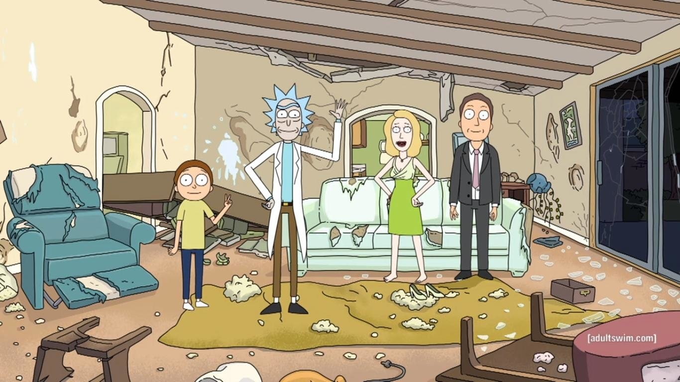 720P, Rick Sanchez, Morty Smith, Jerry Smith, Beth Smith, Rick and Morty, TV Show, HD Wallpaper