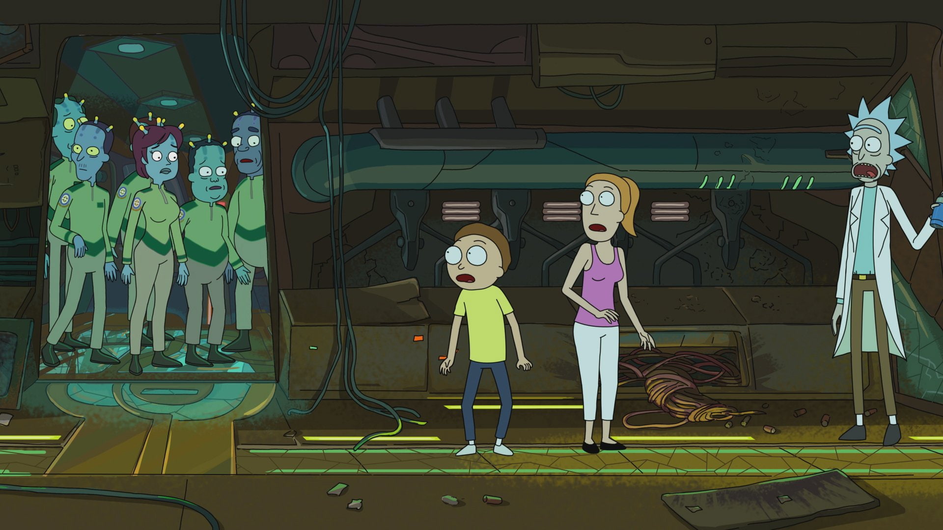 Rick and Morty, 1080P, Summer Smith, TV Show, Morty Smith, Rick Sanchez, HD Wallpaper