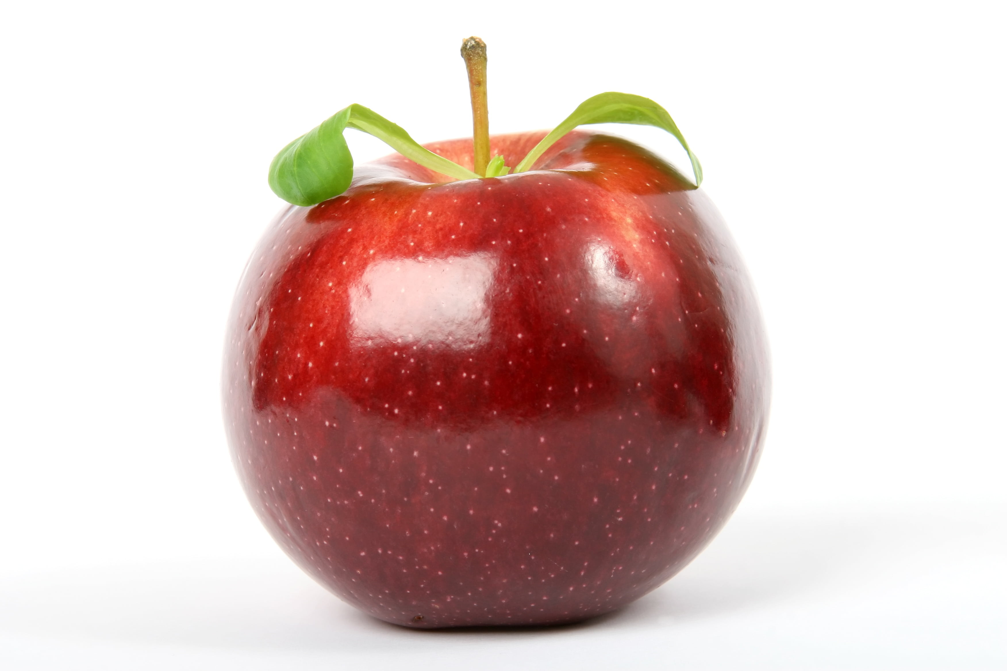 stalk, healthy lifestyle, weight, spring, apple, white, catering, fruit, nutrition, natural, appetite, indoors, 2K, leaf, picked, garnish, freshness, dieting, HD Wallpaper
