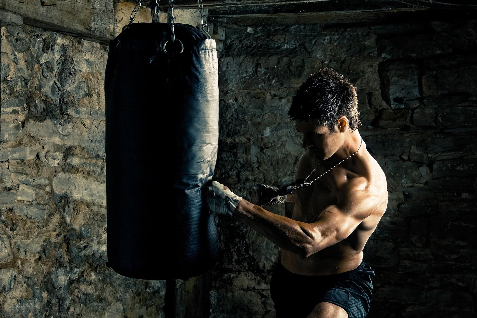 combat Sport, muscular Build, adult, extreme Sports, action, power, vitality, caucasian Ethnicity, kickboxing, martial Arts, athlete, guy, focus - Concept, HD Wallpaper
