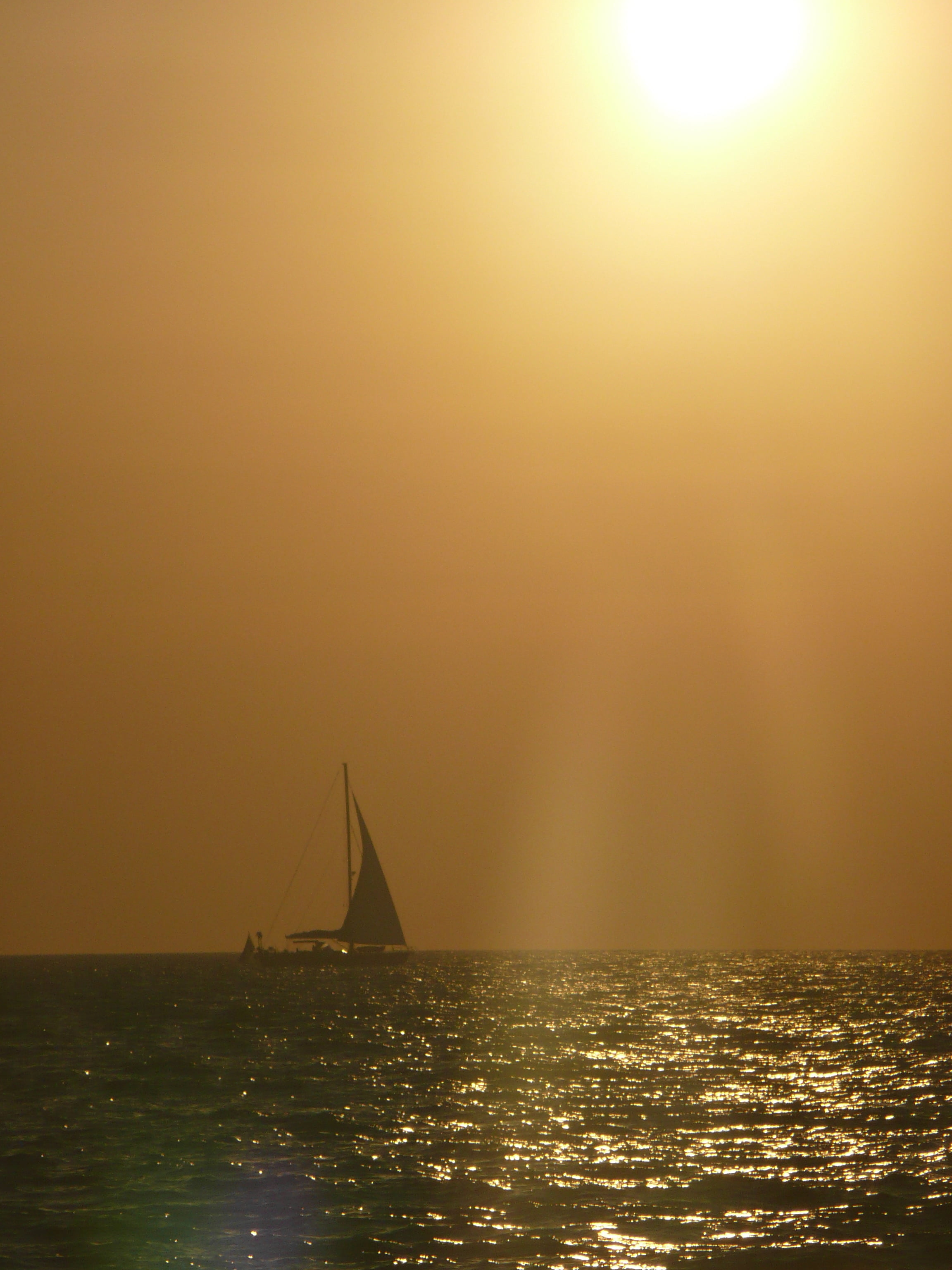 sailboat, sunlight, Sunset, dusk, Italy, nature, Italia, water, summer, Sogno, vacations, Summer Dream, sailing ship, ship, sailing, 2K, sea, Procida, Phone HD Wallpaper
