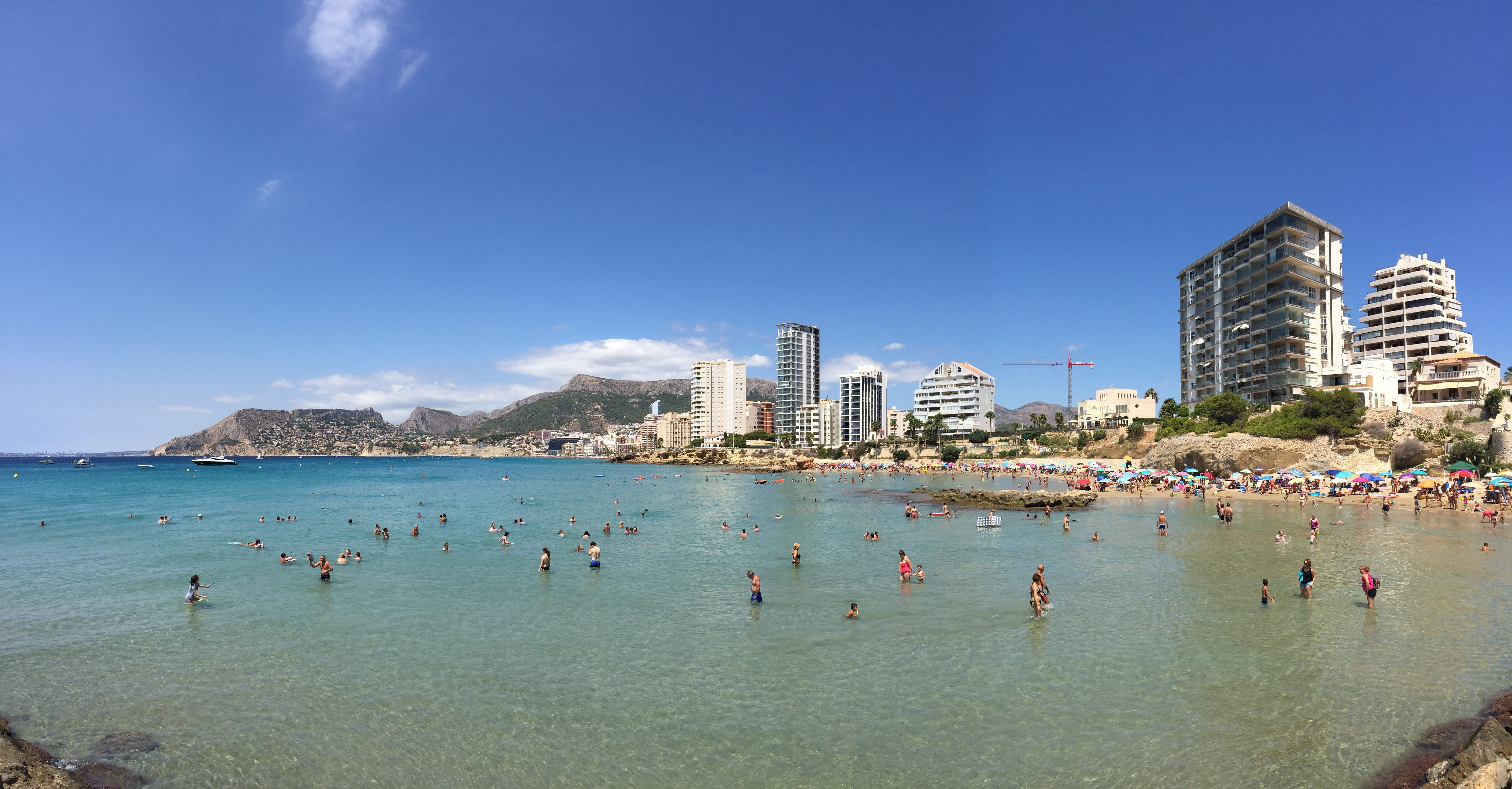 urban skyline, leisure activity, calpe, holiday, bay, city, costa blanca, travel, sky, trip, architecture, built structure, water, beach, land, nature, HD Wallpaper