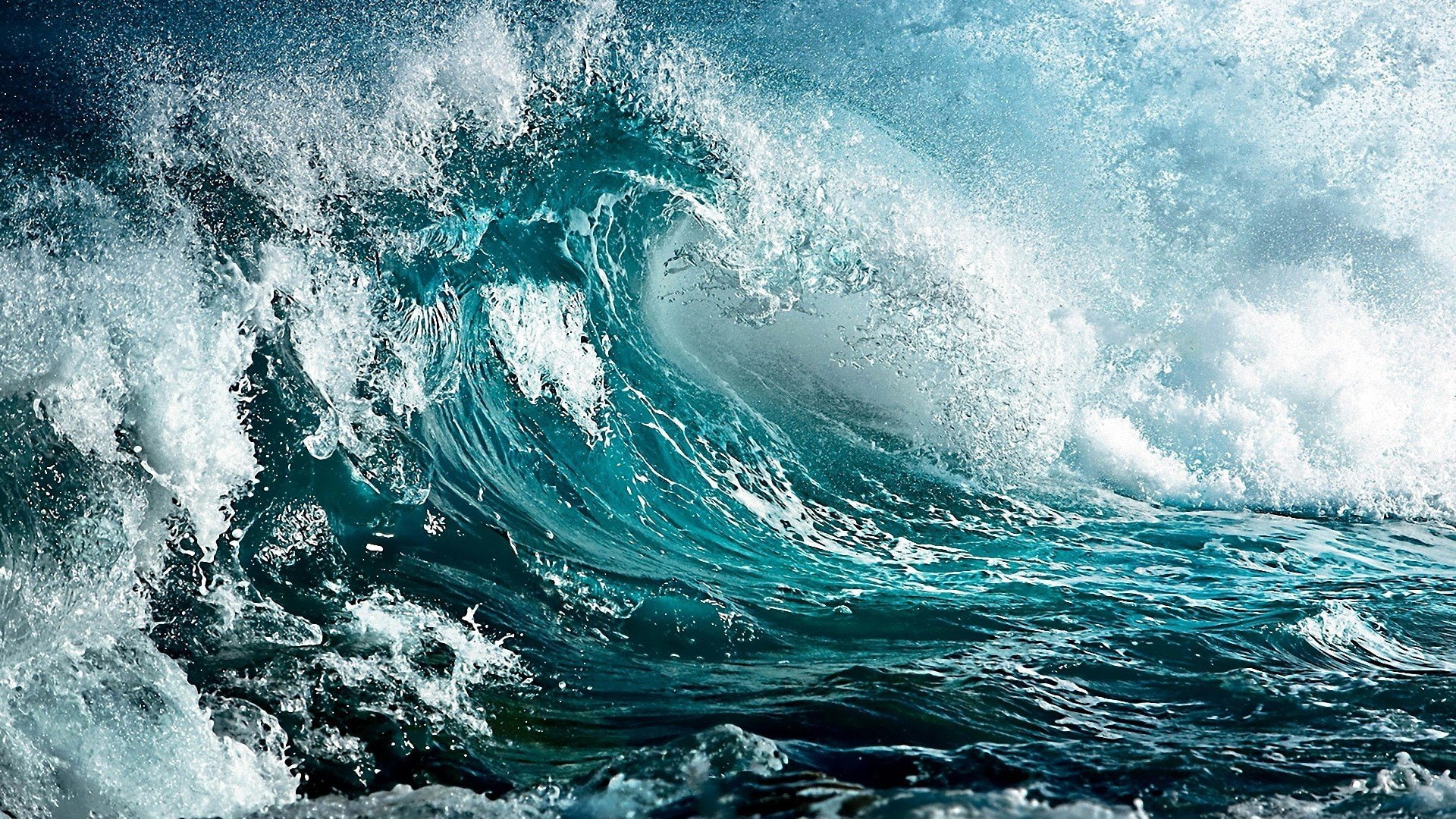 1080P, tormenta, olas, naturaleza, mar, HD Wallpaper