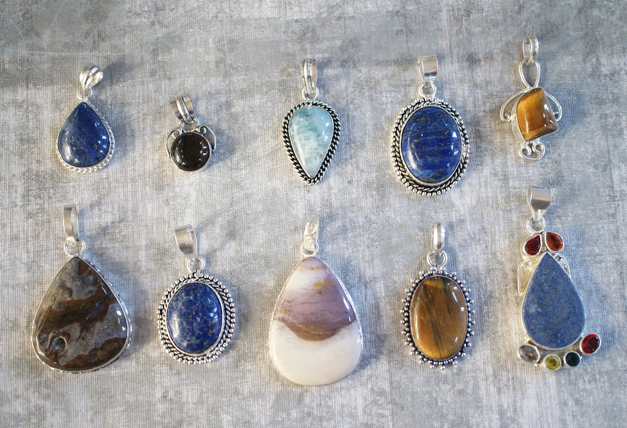 assorted, silver colored, jewel, wood - material, charm, bunch, agate, retro styled, stone, semiprecious, personal accessory, gemstone, choice, jasper, HD Wallpaper