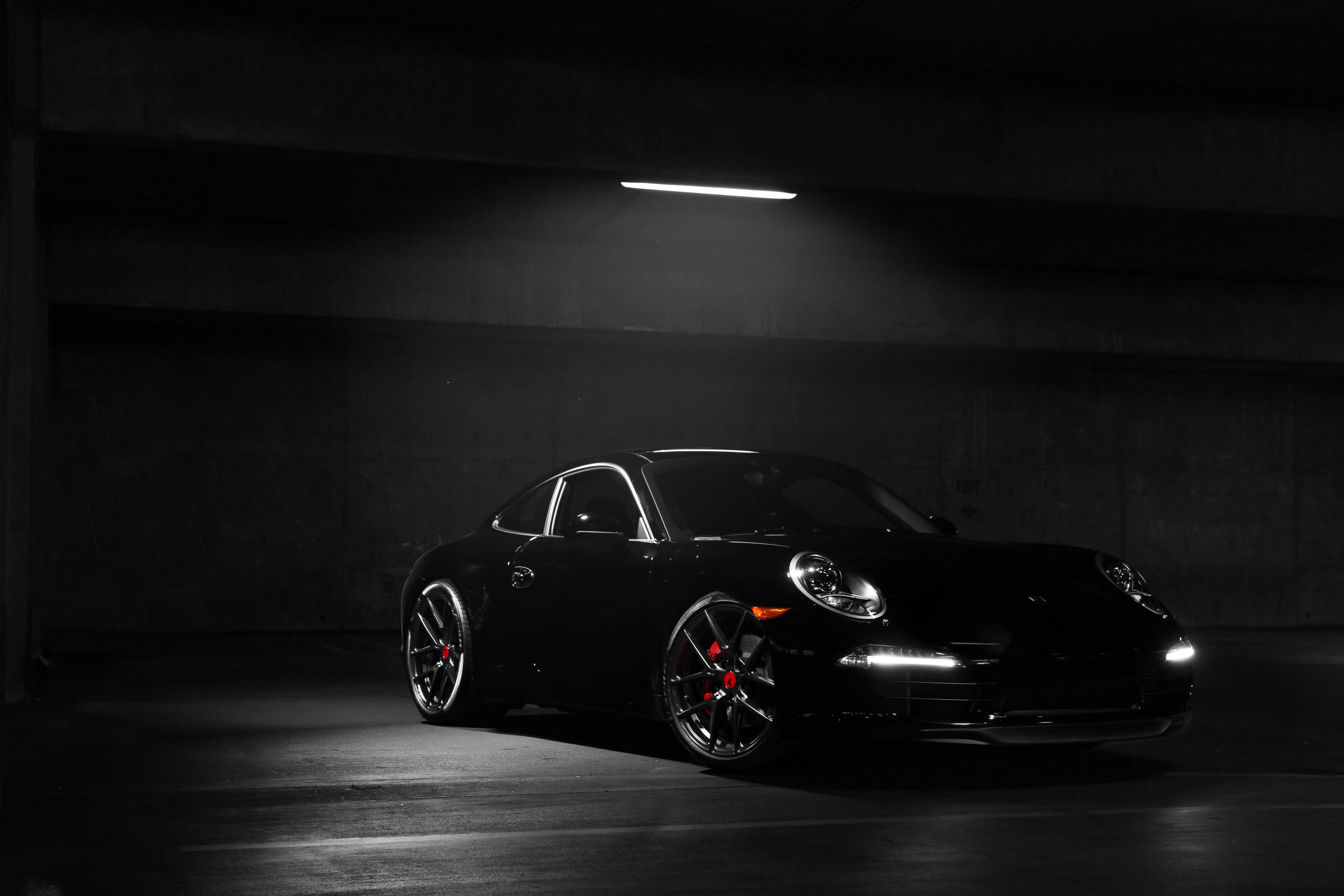 5K, Carbon Graphite, Vorsteiner, 5K, Porsche, Porsche 911, V-FF 101 Wheels, HD Wallpaper