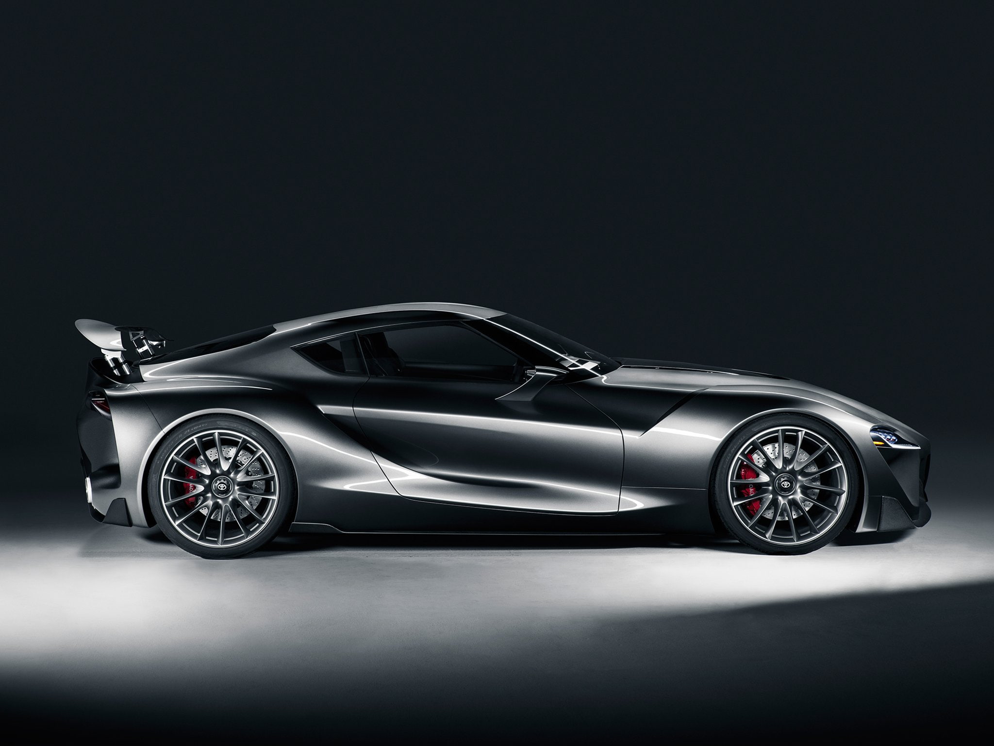 graphite, concept, 1080P, supercar, ft1, 2014, toyota, HD Wallpaper