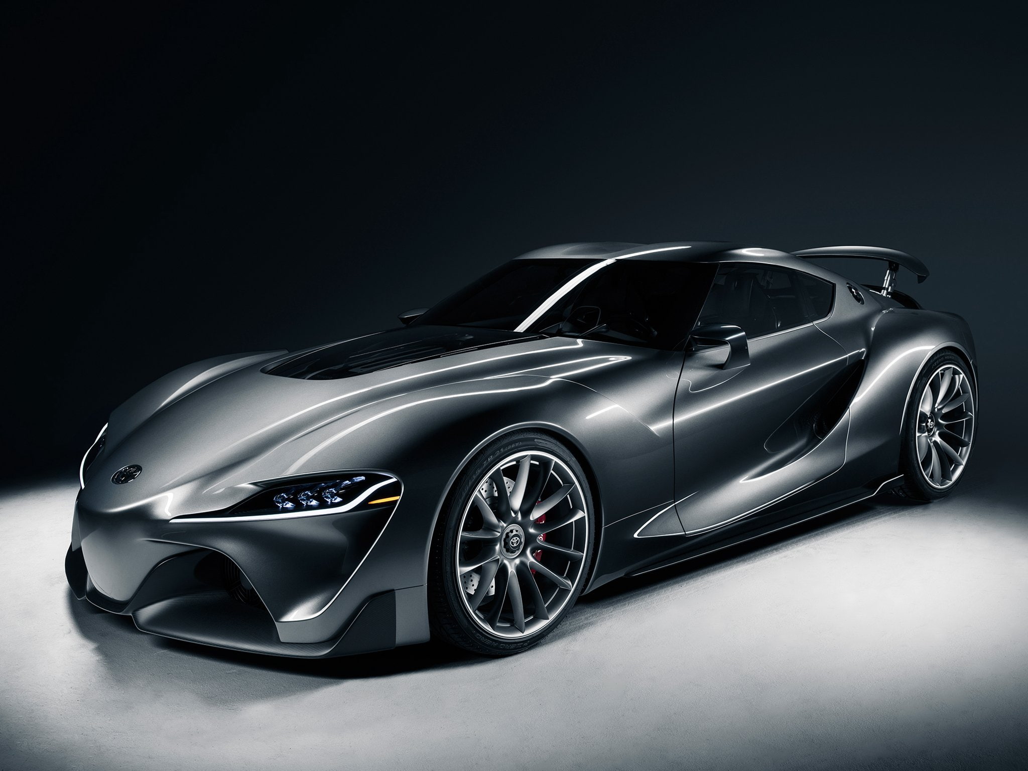 supercar, 2014, toyota, concept, 1080P, ft1, graphite, HD Wallpaper