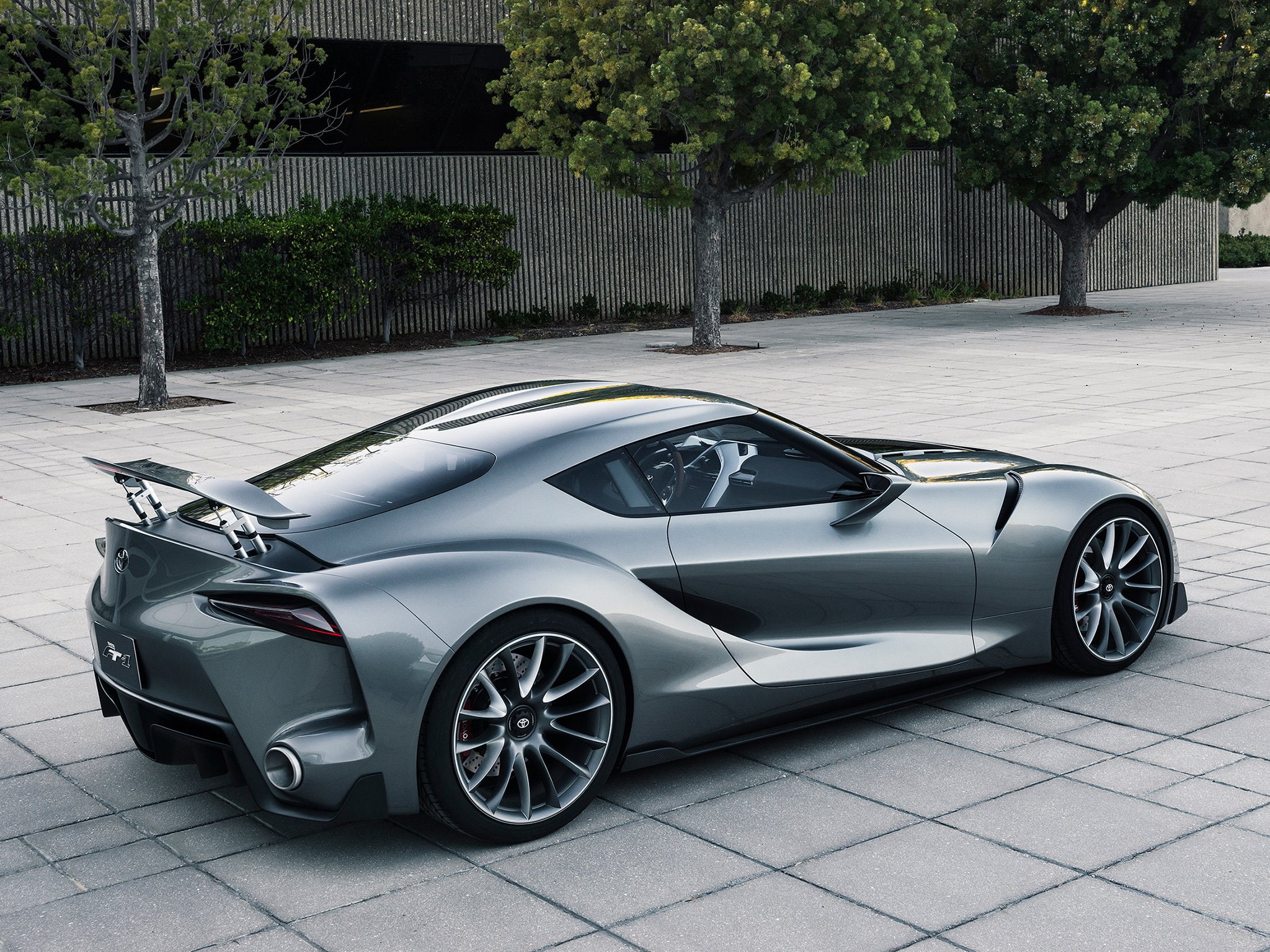 supercar, concept, ft1, toyota, 1080P, graphite, 2014, HD Wallpaper