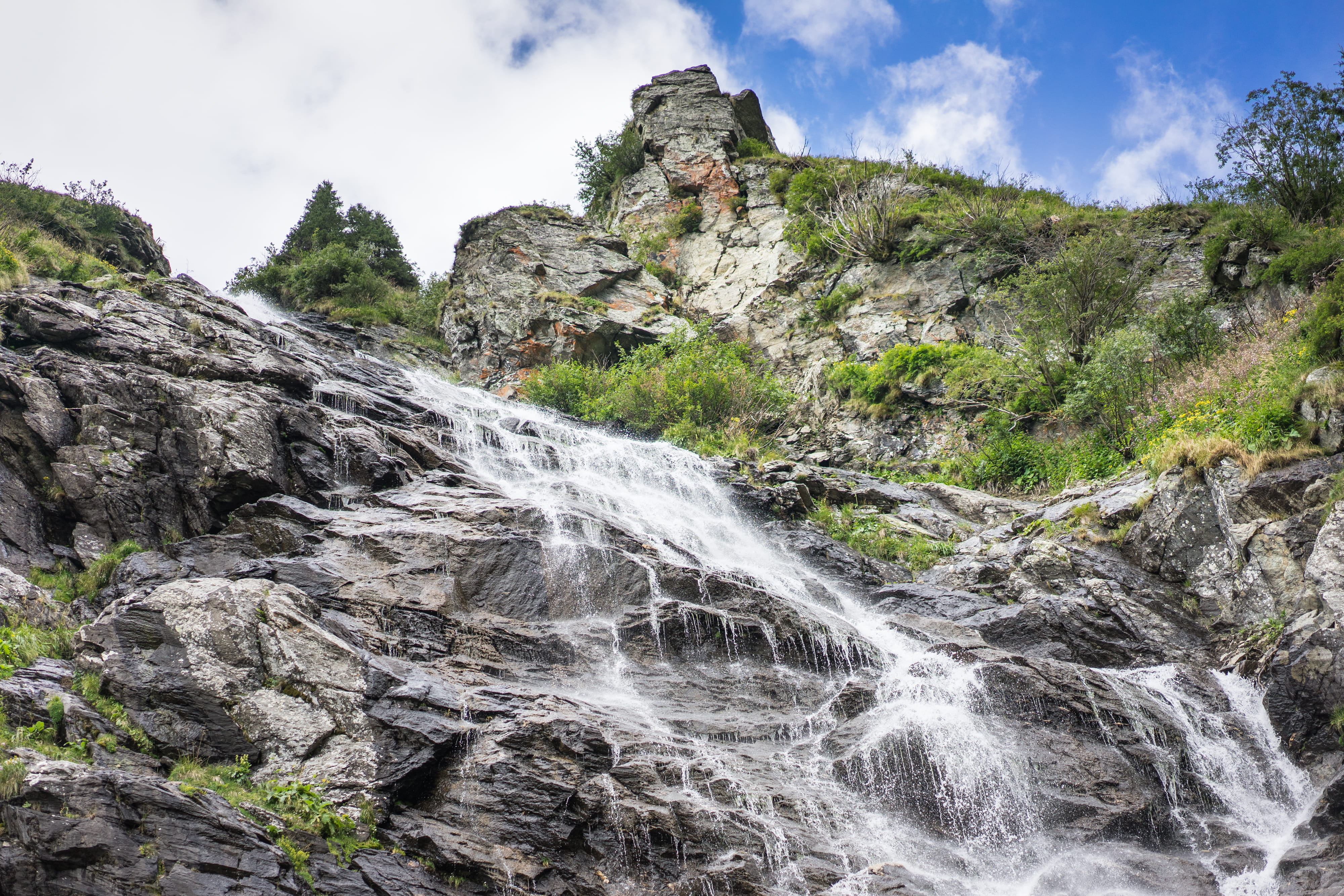 environment, hills, flowing, landscape, romania, mountains, top, Amazing, motion, tree, summer, scenics, day, cloud - sky, beauty In Nature, europe, 4K, HD Wallpaper