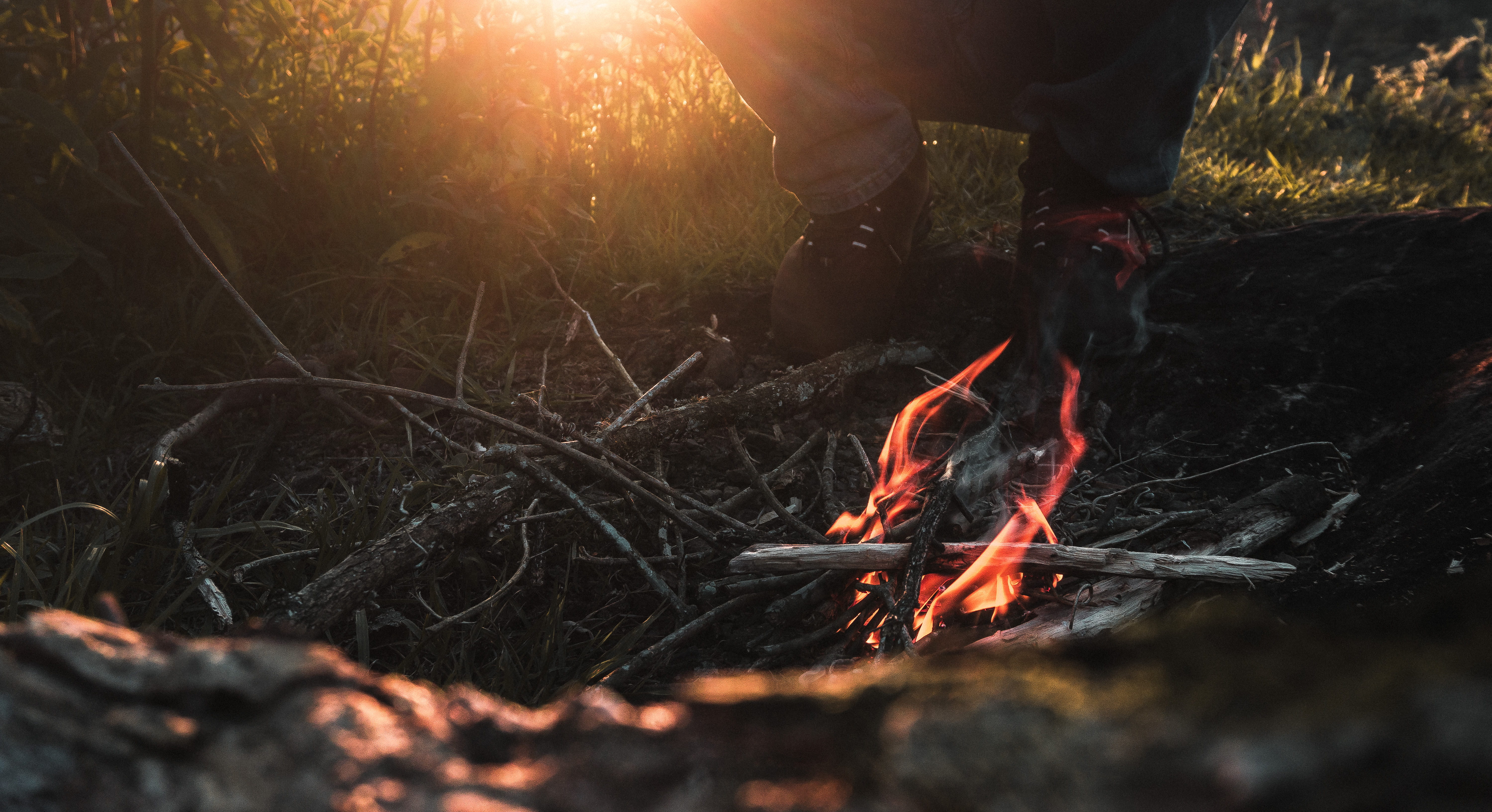 brazil, soil, glowing, brown, 5K, leisure activities, forest, lapse, bonfire, campfire, fire - natural phenomenon, heat - temperature, photography, sunlight, HD Wallpaper