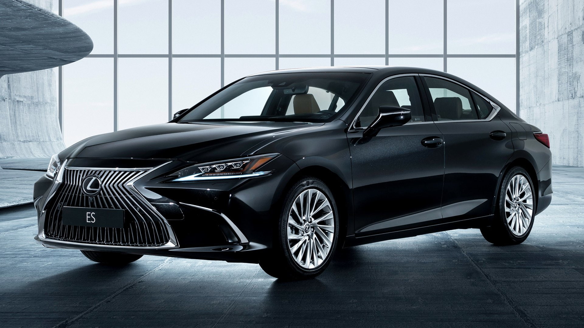 Lexus, Black Car, Compact Car, 1080P, Lexus ES 250, Luxury Car, Car, Lexus ES, Sedan, HD Wallpaper