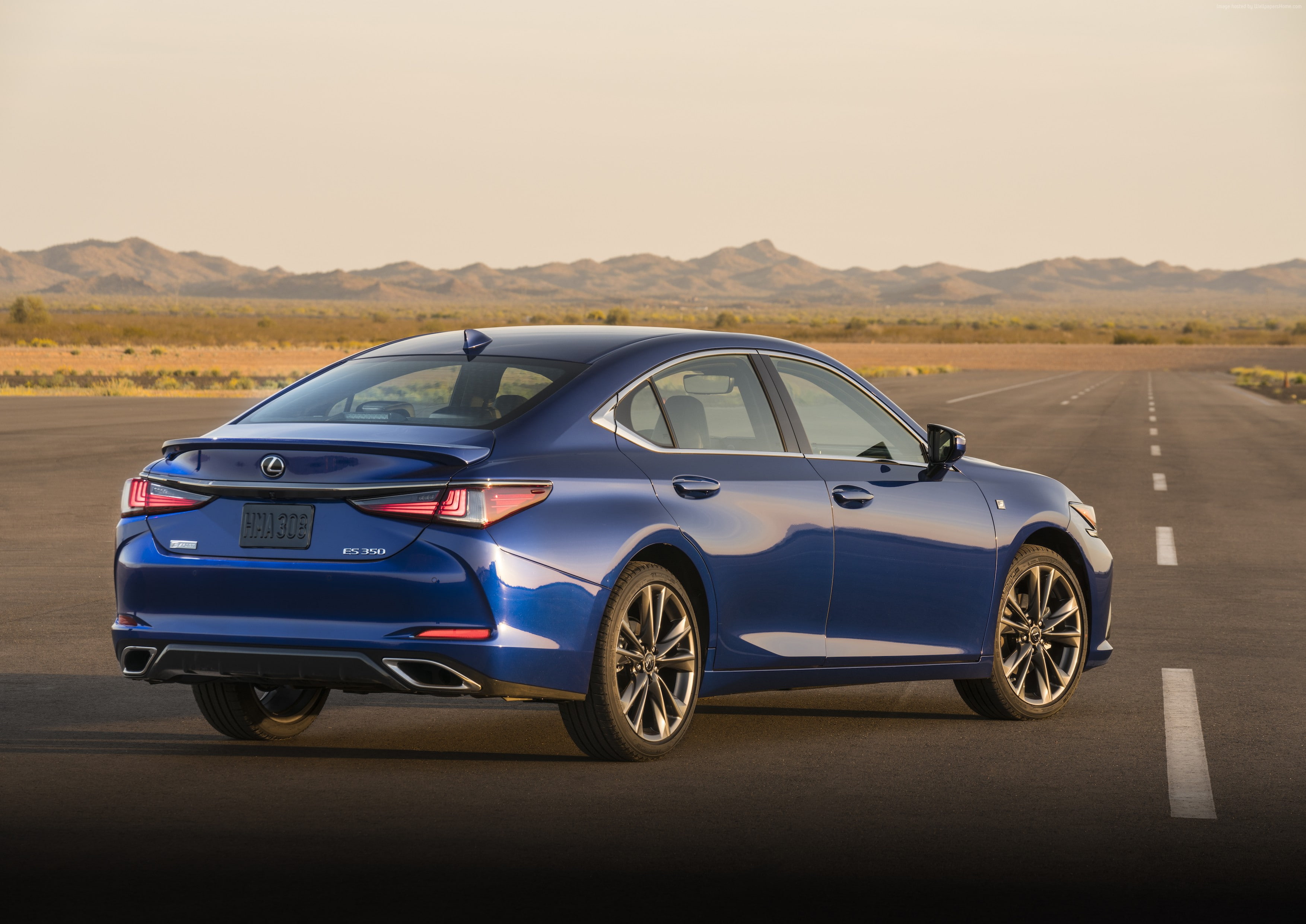 2019 Cars, Lexus ES 350 F-Sport, 2K, 4K, HD Wallpaper