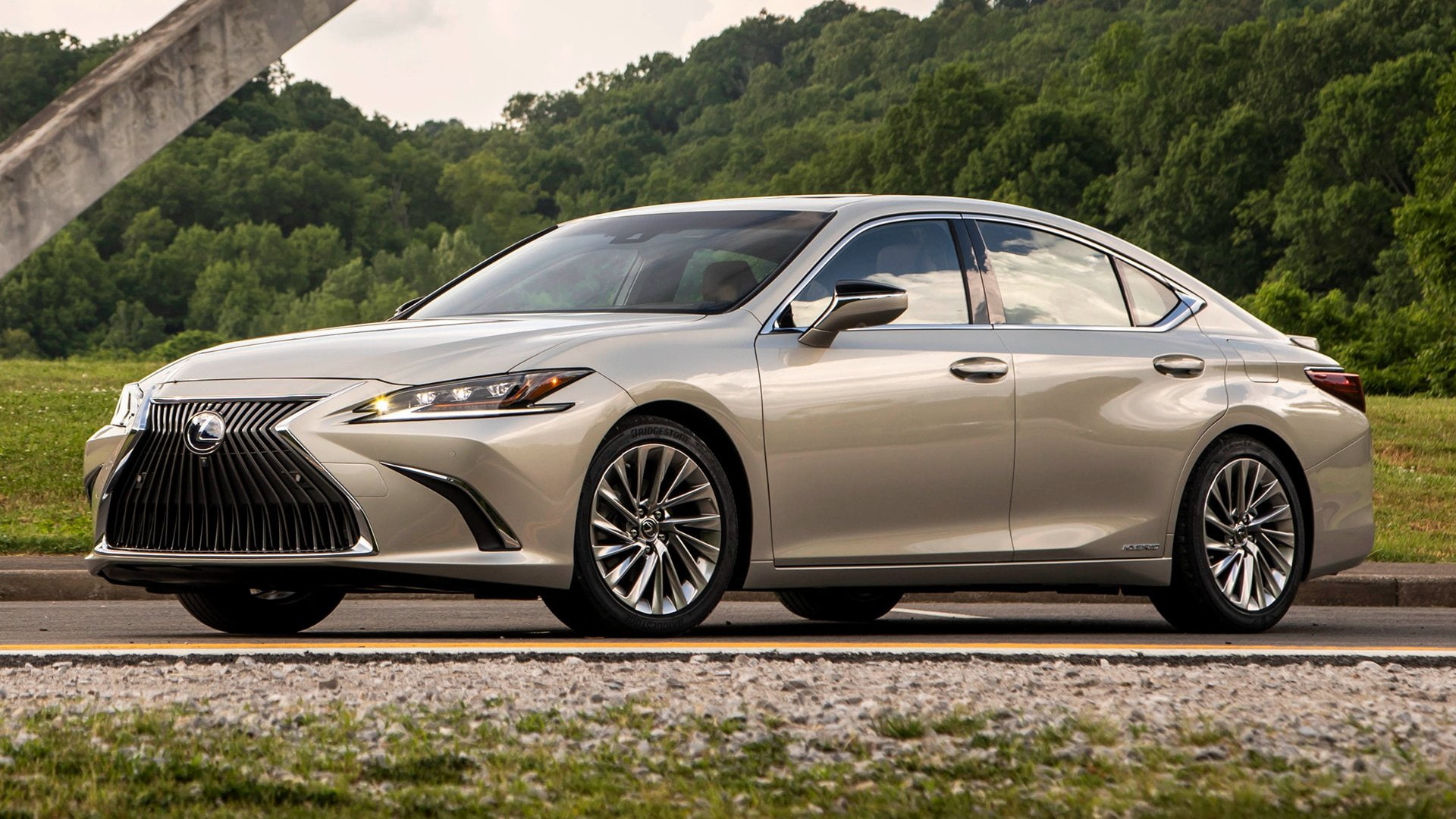 Beige Car, Lexus ES 300H, Hybrid Car, Car, Lexus, Luxury Car, 1080P, Sedan, Mid-Size Car, HD Wallpaper