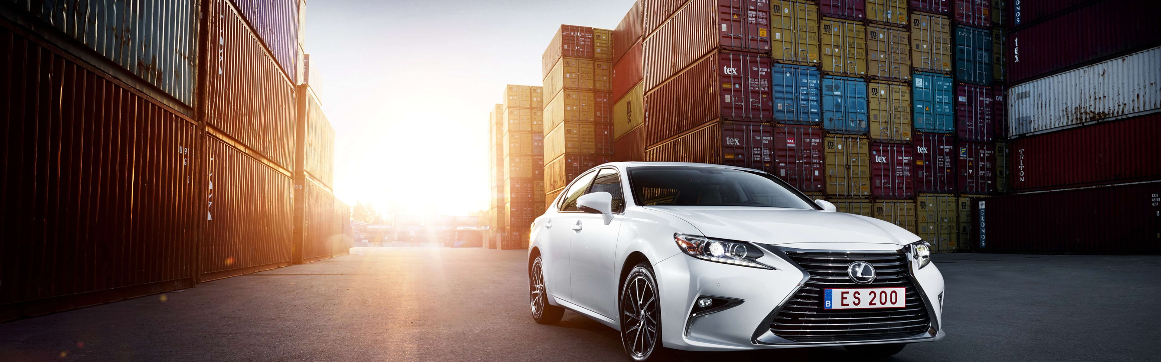 Car, View, 200, ES, 4K, Lexus, Front, White, HD Wallpaper