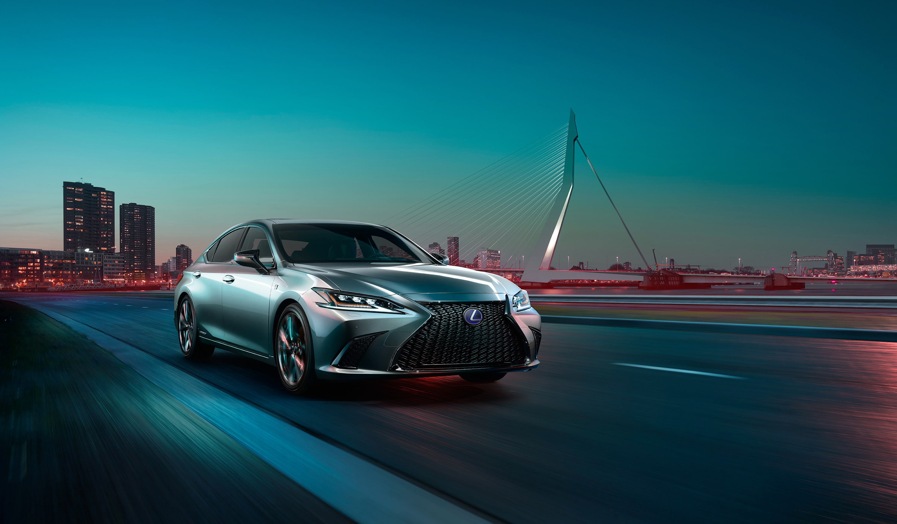 2018, Lexus ES 300h F Sport, 2K, HD Wallpaper