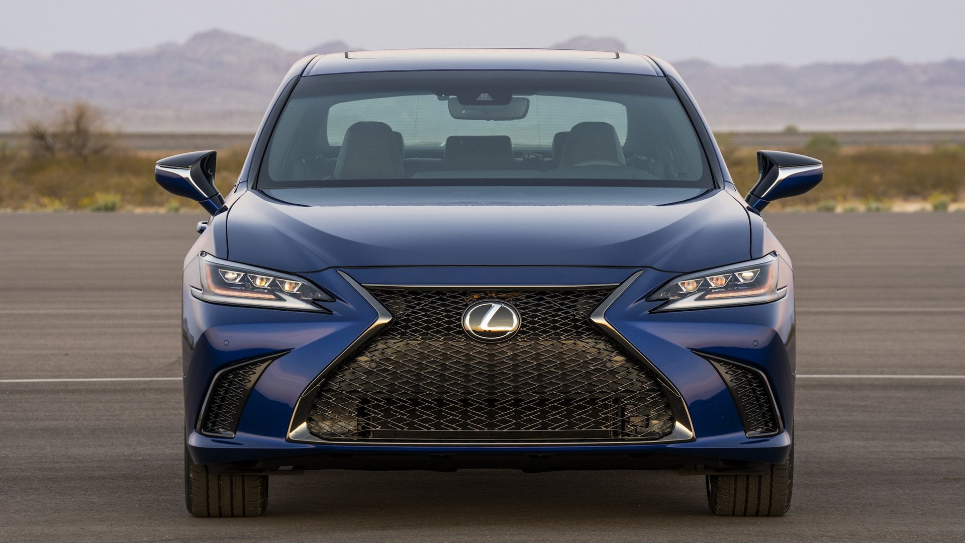 Luxury Car, Lexus, 1080P, Lexus ES 350 F Sport, Blue Car, Car, Sedan, HD Wallpaper