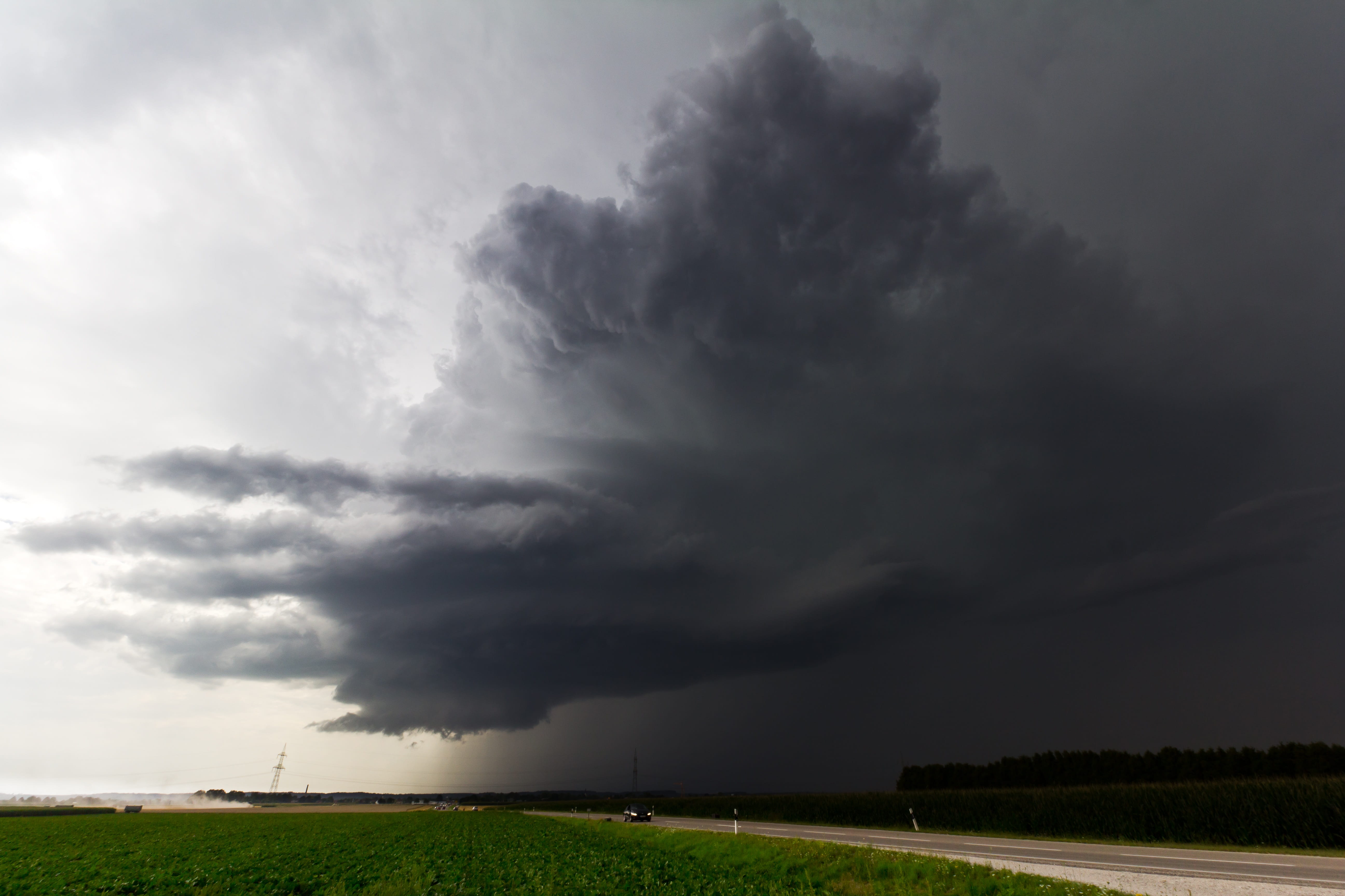 storm hunting, scenics - nature, tornado, super cell, nature, ominous, outdoors, day, meteorology, environment, storm, natural disaster, beauty in nature, HD Wallpaper