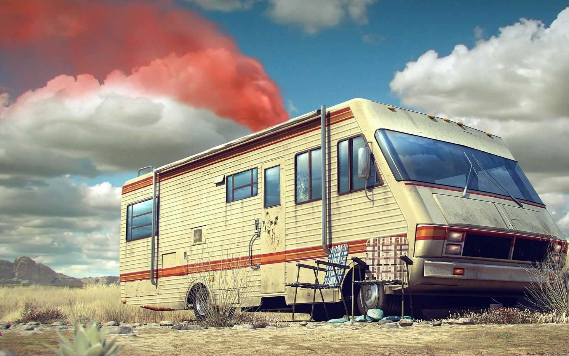 RV, Breaking Bad, 1080P, smoke, HD Wallpaper