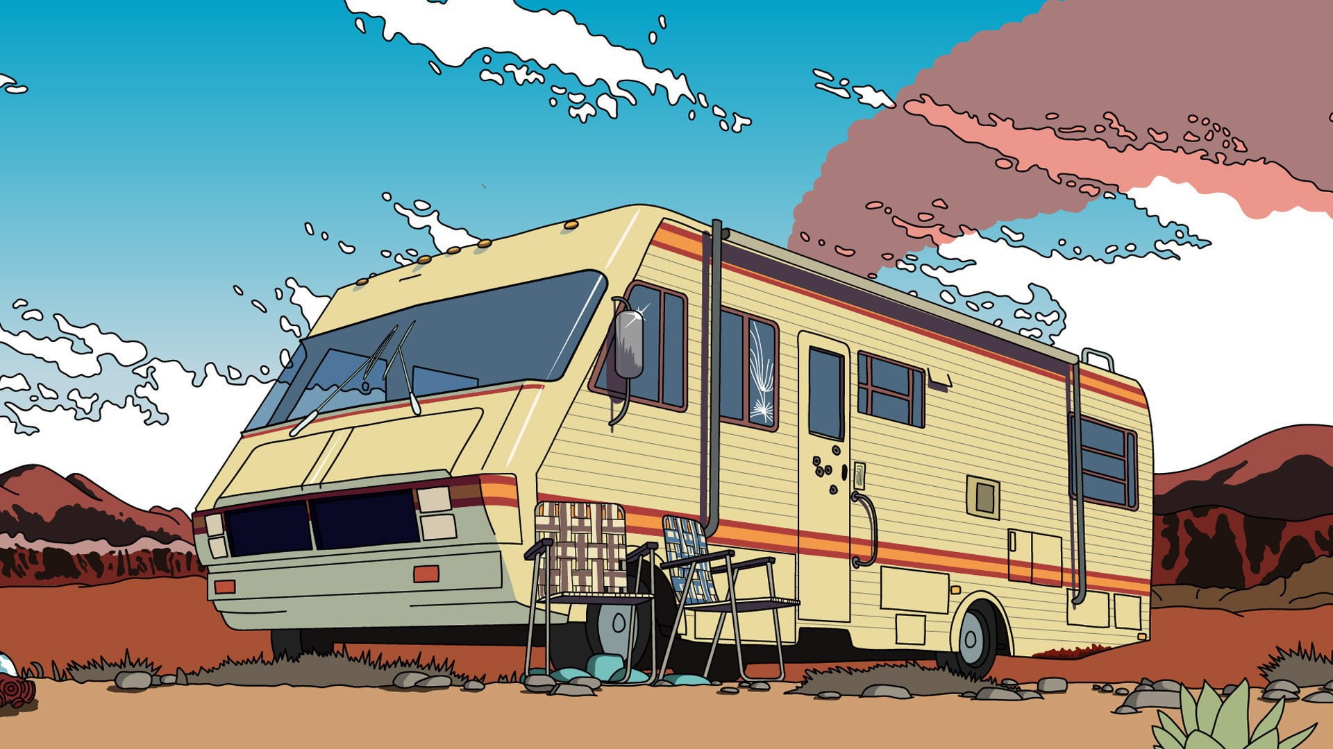 RV, heisenberg, Walter White, Breaking Bad, Meth, 1080P, HD Wallpaper