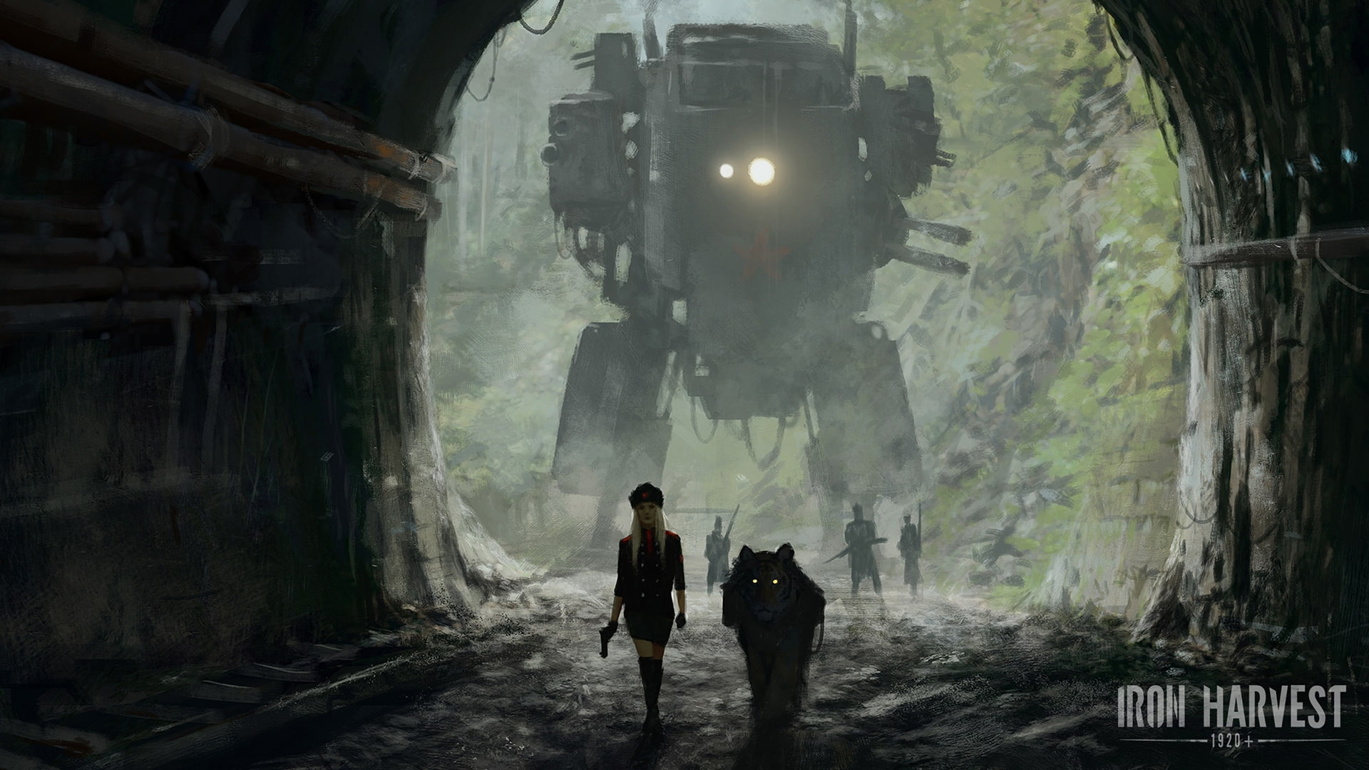 soldier, Iron Harvest, Rusviet (Iron Harvest), 1080P, mech, HD Wallpaper