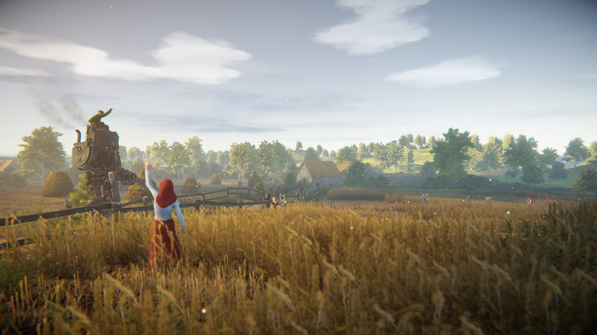 mech, 1080P, Iron Harvest, peasants, HD Wallpaper
