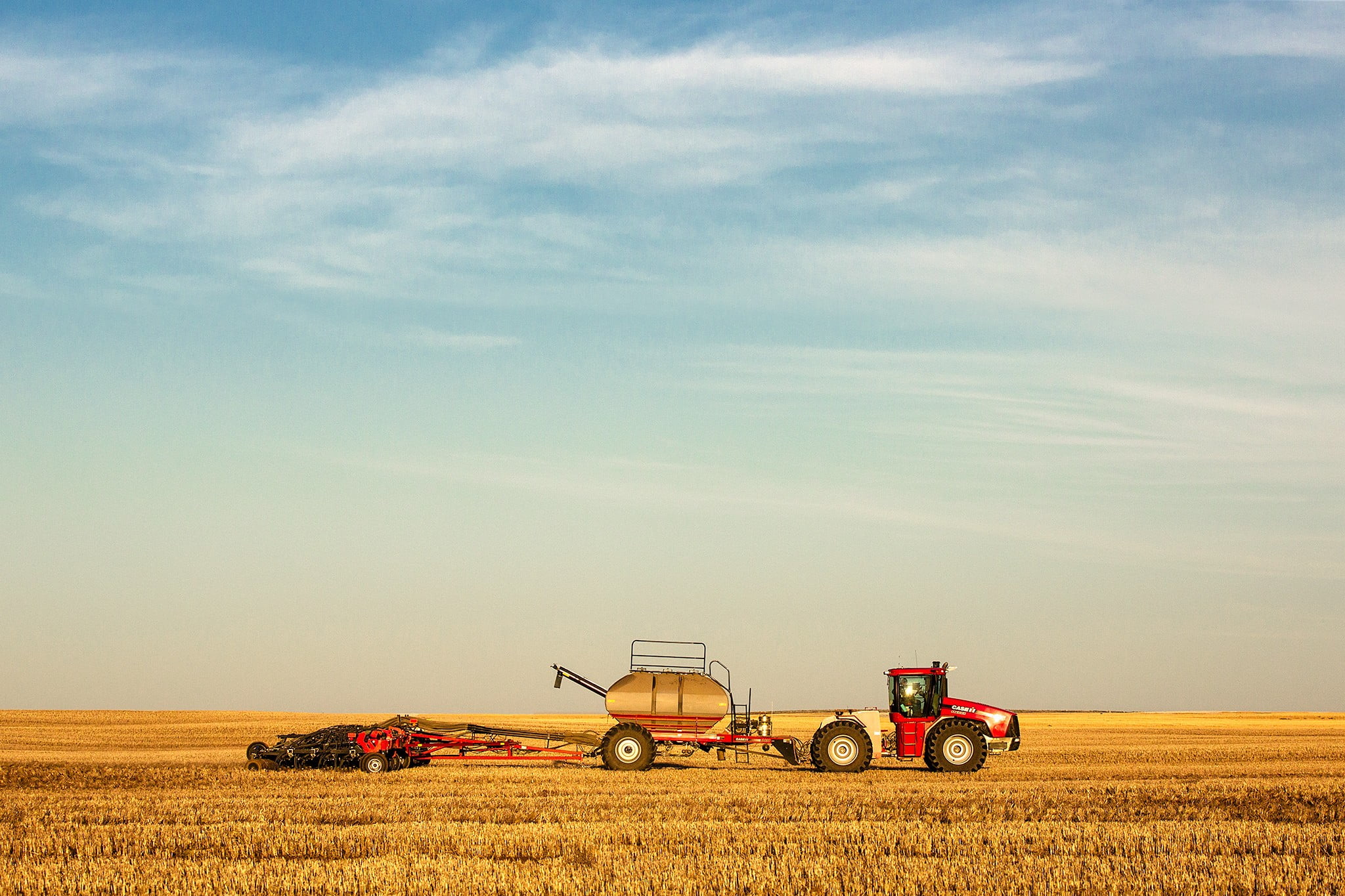 field, agriculture, machinery, growth, farmers, rural scene, outdoors, land, agricultural equipment, white, landscape, wooden, tractor, combine harvester, HD Wallpaper