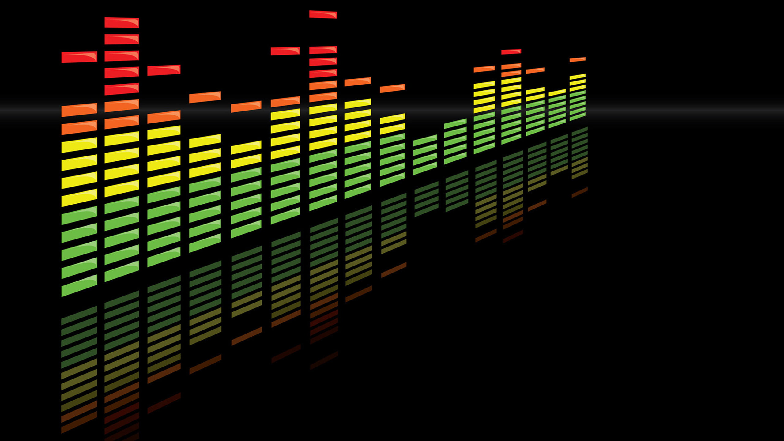 Cool, 2K, stone, black, design, mobile, desktop, fresh, abstract, equalizer, 2560x1440, Music, background, nature, HD Wallpaper
