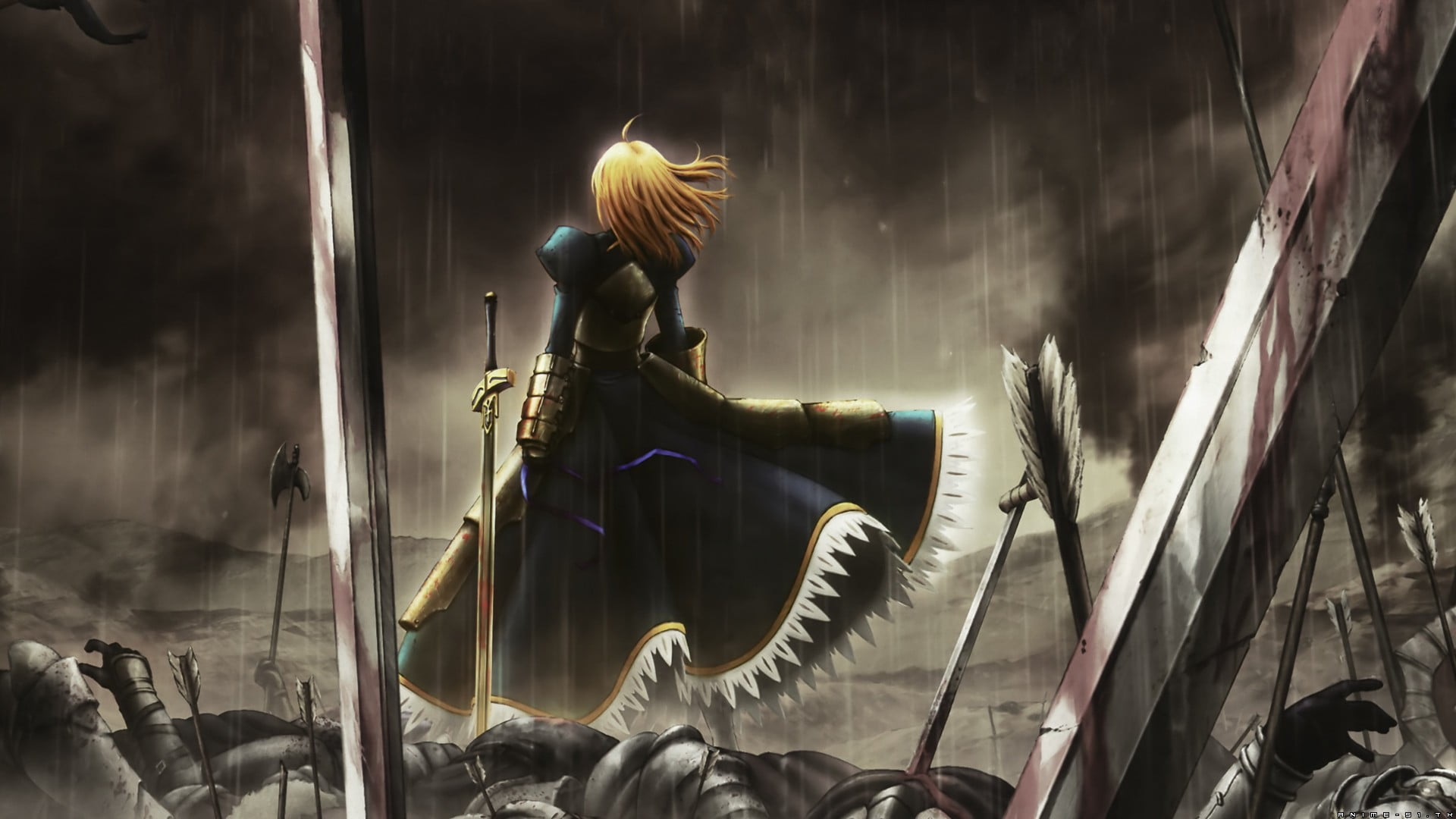 sculpture, human representation, Fate/Zero, belief, religion, the past, representation, built structure, anime, anime girls, building, statue, Fate Series, HD Wallpaper