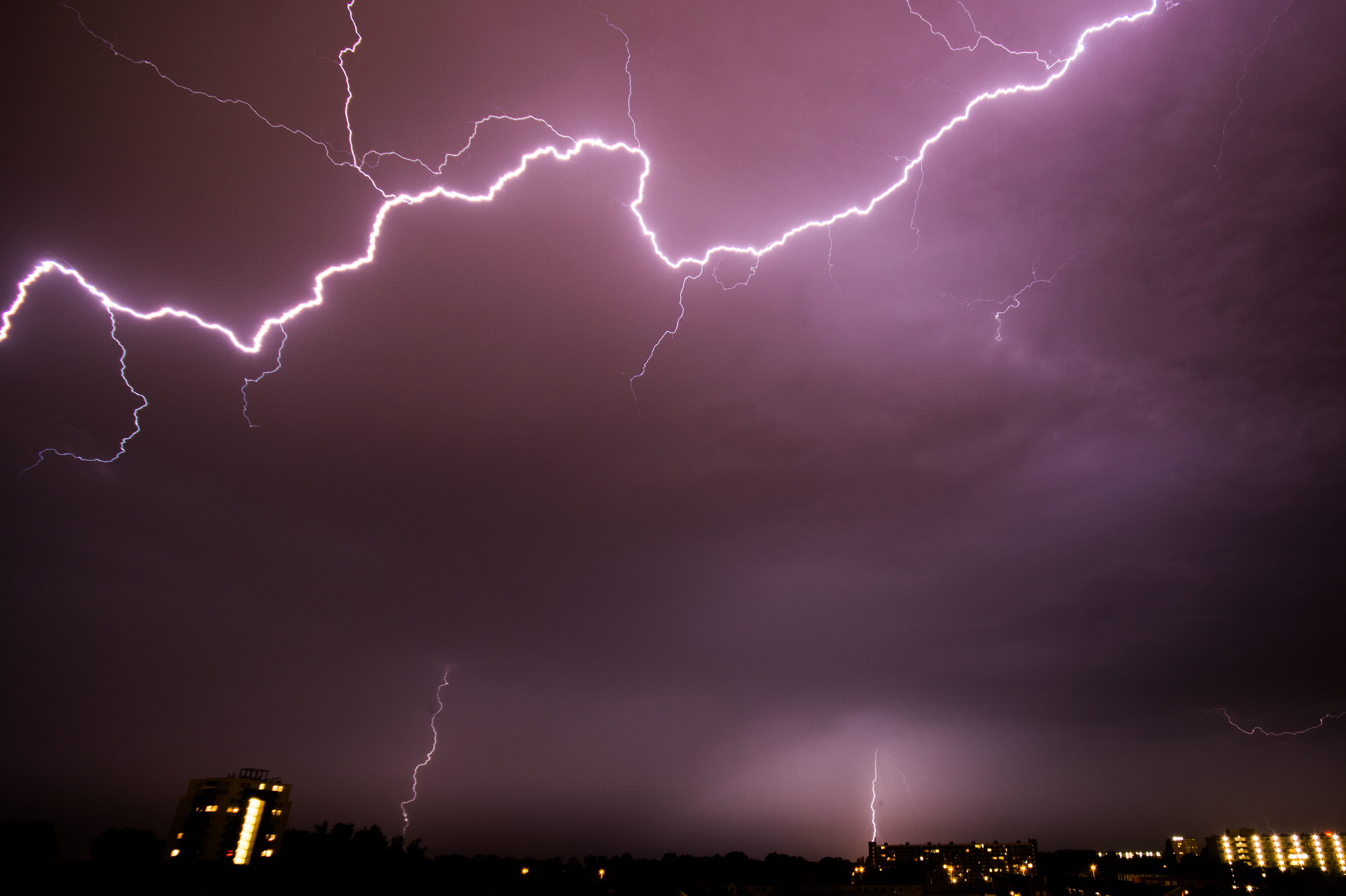 sign, storm cloud, thunderstorm, lightning, architecture, forked lightning, dramatic sky, thunder, beauty in nature, environment, extreme weather, dark, HD Wallpaper
