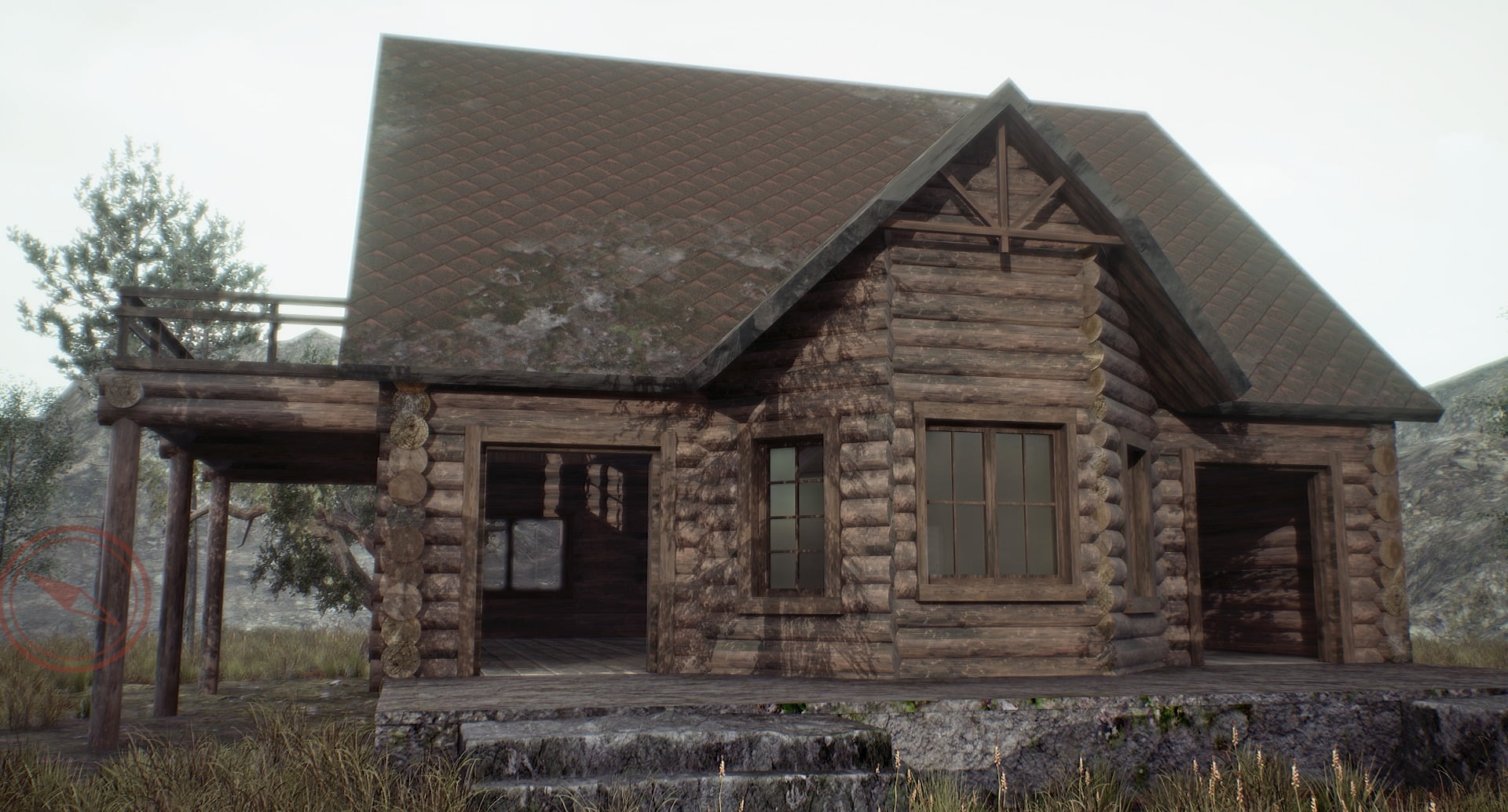 brown, nature, architecture, facade, abandoned, Unreal Engine 4 , old, building, wooden, window, 1080P, building exterior, wood - material, built structure, HD Wallpaper
