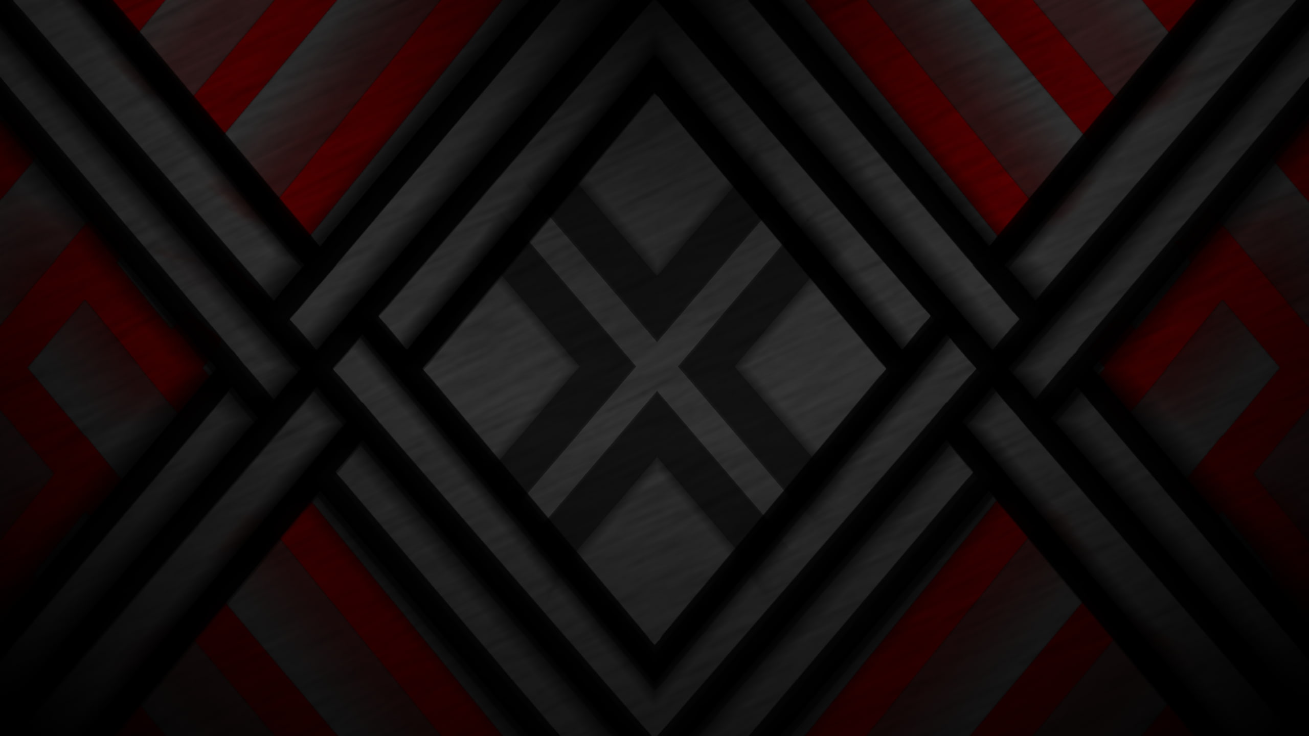 geometric shape, 2K, dark, close-up, metal, black color, design, abstract, cross shape, indoors, architecture, textured, backgrounds, architecture and art, HD Wallpaper