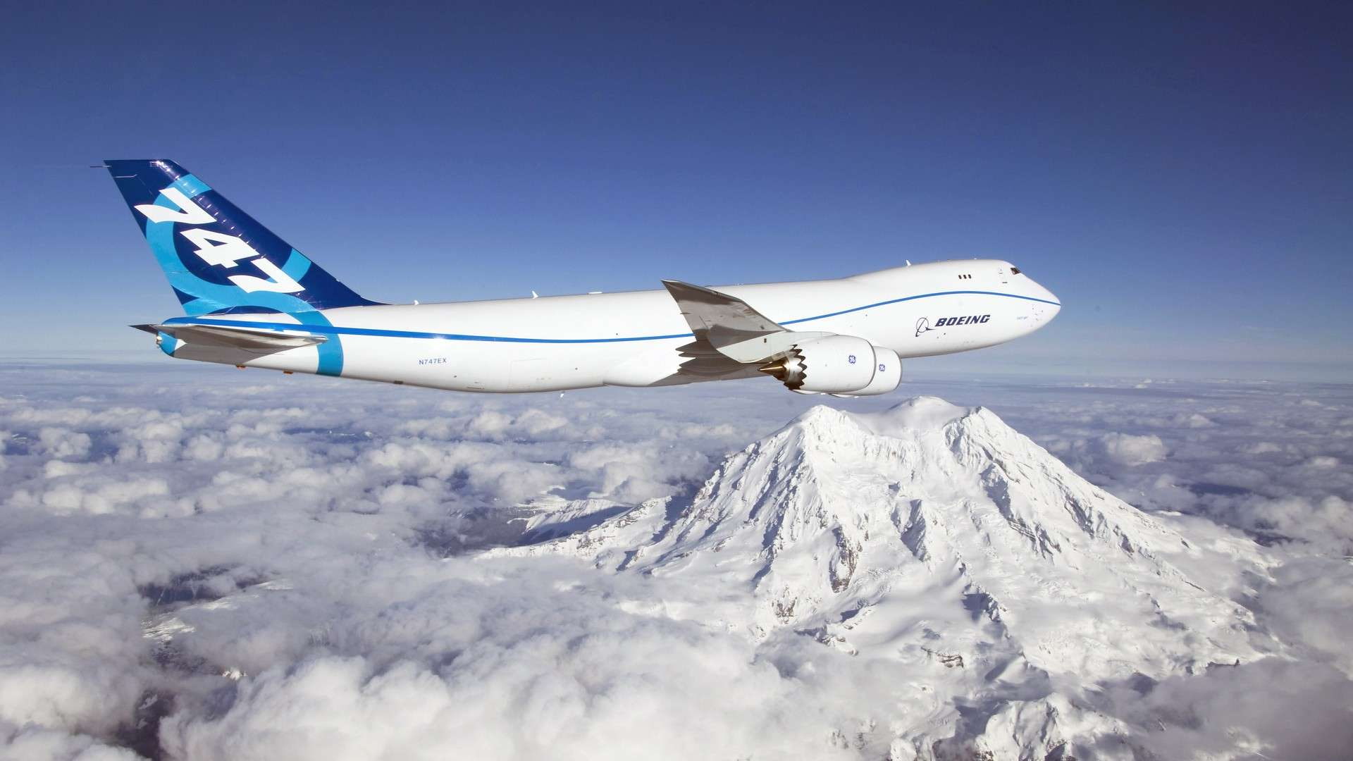 n747ex, hd, 747, 1080P, nex, boeing, HD Wallpaper