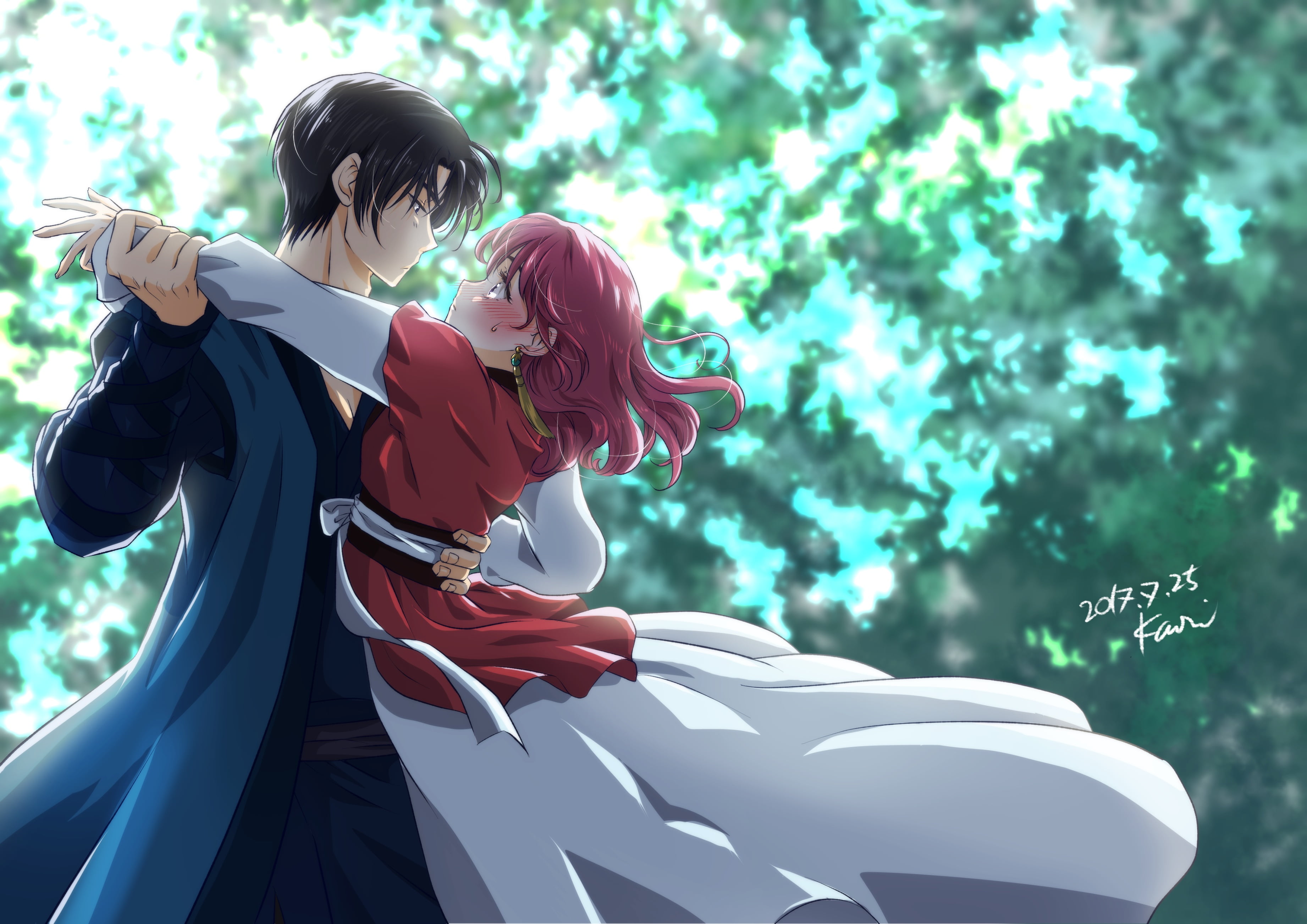 2K, Anime, Yona of the Dawn, Yona (Yona of the Dawn), Hak Son, HD Wallpaper