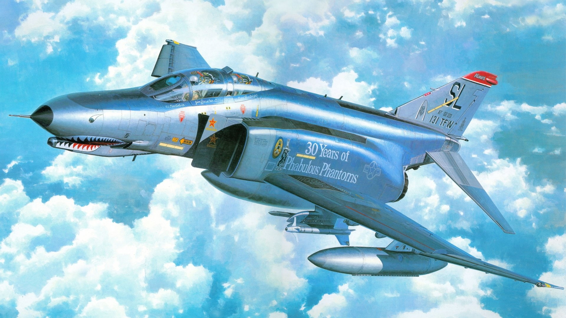 1080P, Jet Fighters, McDonnell Douglas F-4 Phantom II, HD Wallpaper