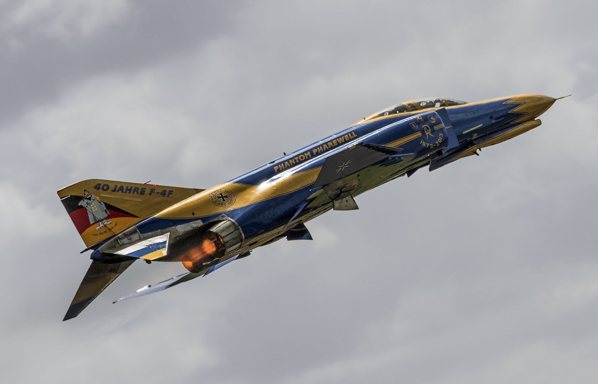 McDonnell Douglas F-4 Phantom II, Aircraft, Jet Fighters, Warplane, Jet Fighter, 1080P, HD Wallpaper