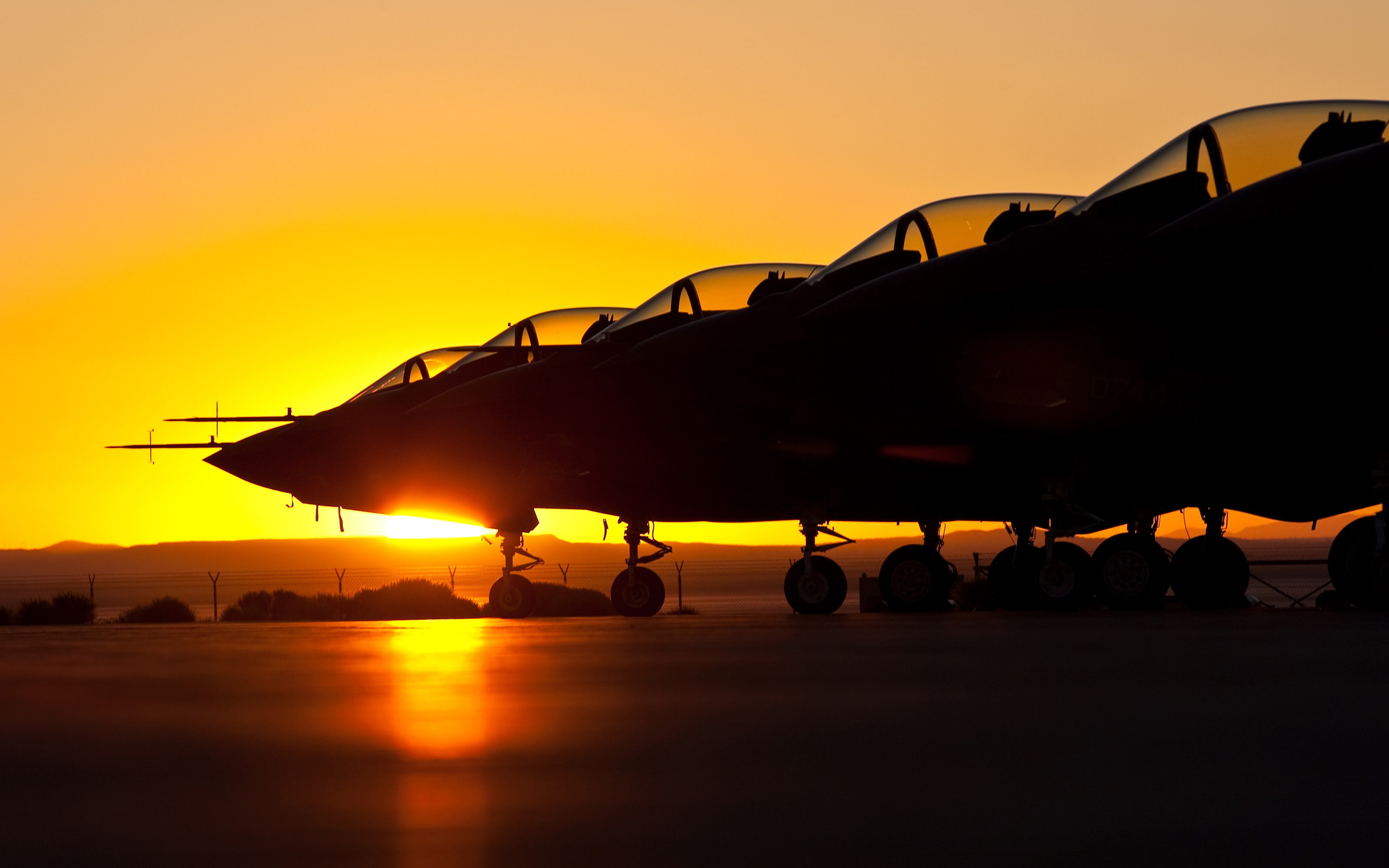 Lockheed Martin F-35 Lightning II, aerospace industry, travel, nature, copy space, airport runway, F-35 Lightning II, stationary, sky, mode of transportation, HD Wallpaper