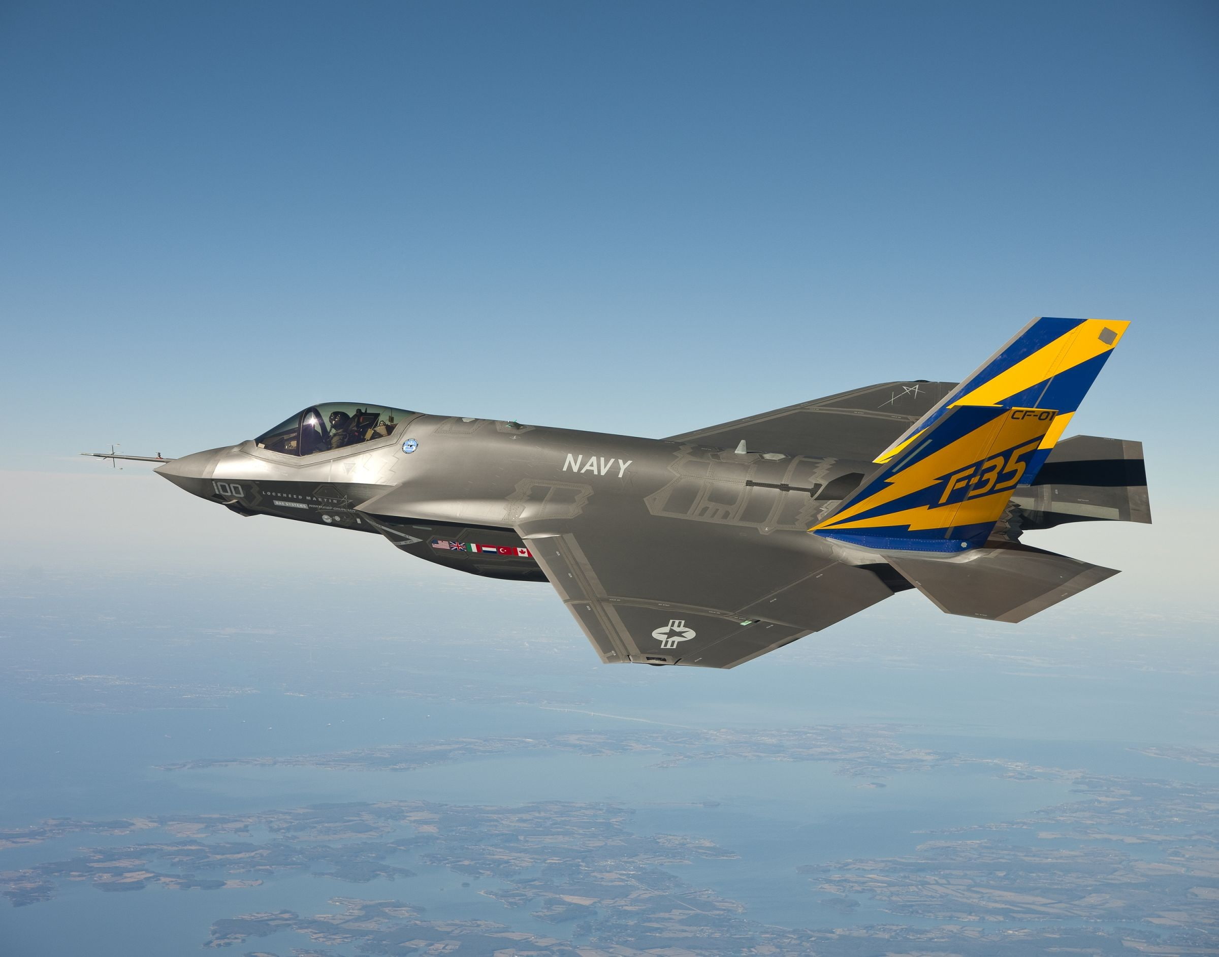 Lockheed Martin F-35 Lightning II, 1080P, United States Navy, HD Wallpaper
