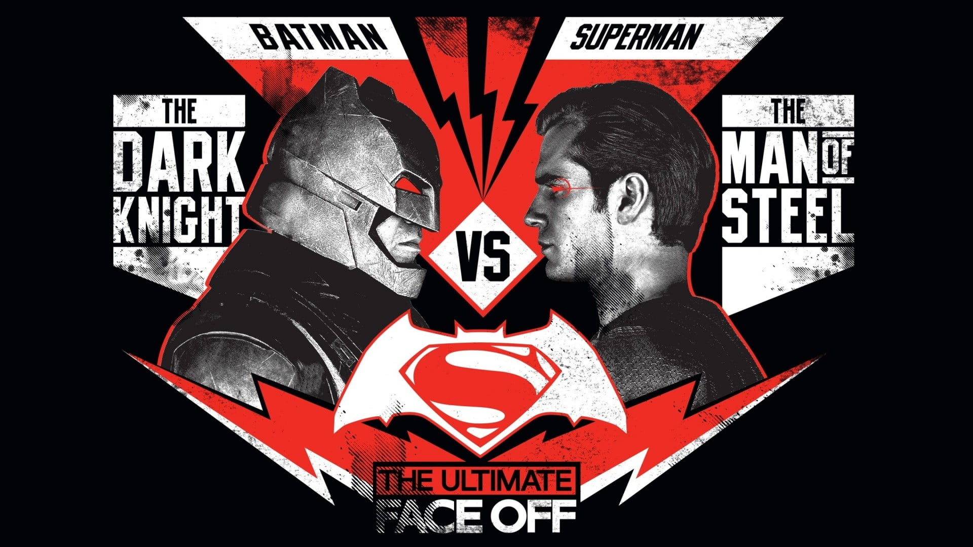 1080P, rear view, chicago, Superman, close-up, portrait, fitted, artwork, communication, movies, Batman v Superman: Dawn of Justice, red, sign, western script, HD Wallpaper