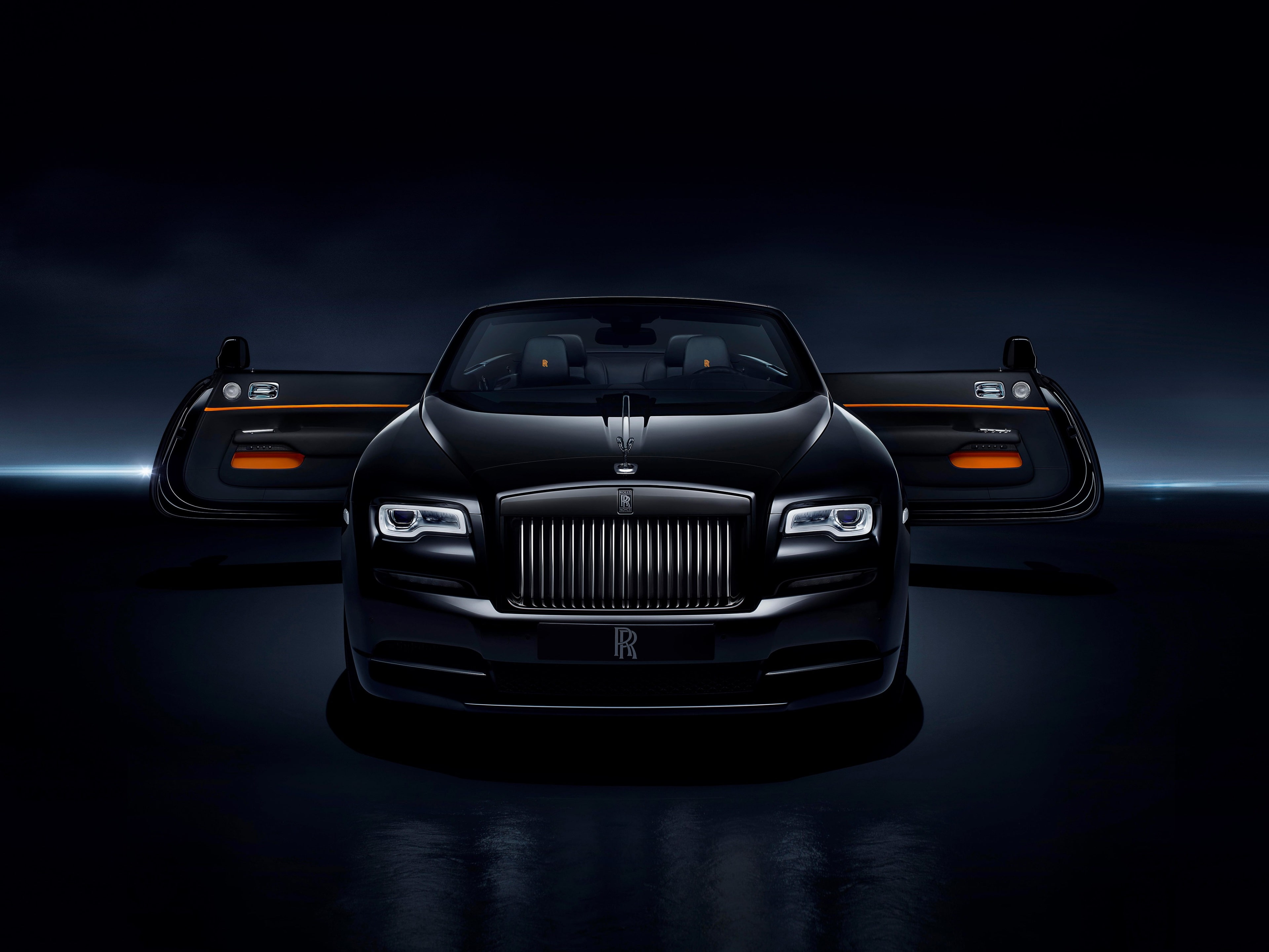 rolls royce dawn black badge 4k  full screen, 4K, HD Wallpaper